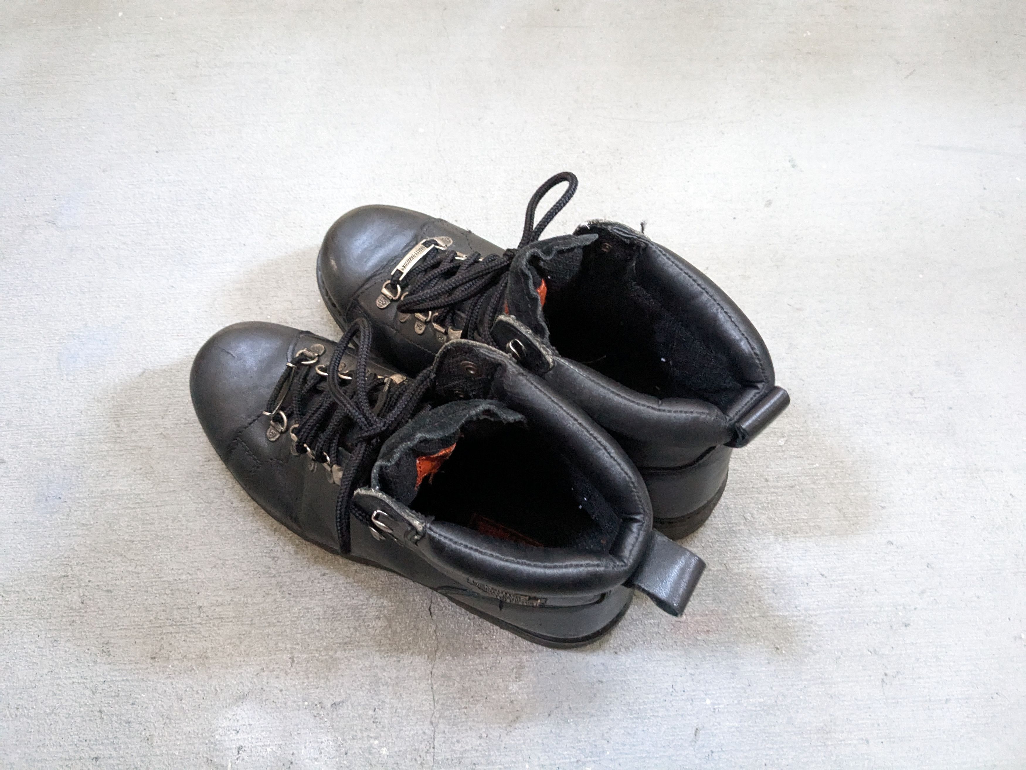 Genuine Leather Harley Davidson Biker Boots Size 10 Leather Black Biker Size US 10 / EU 43 - 12 Thumbnail
