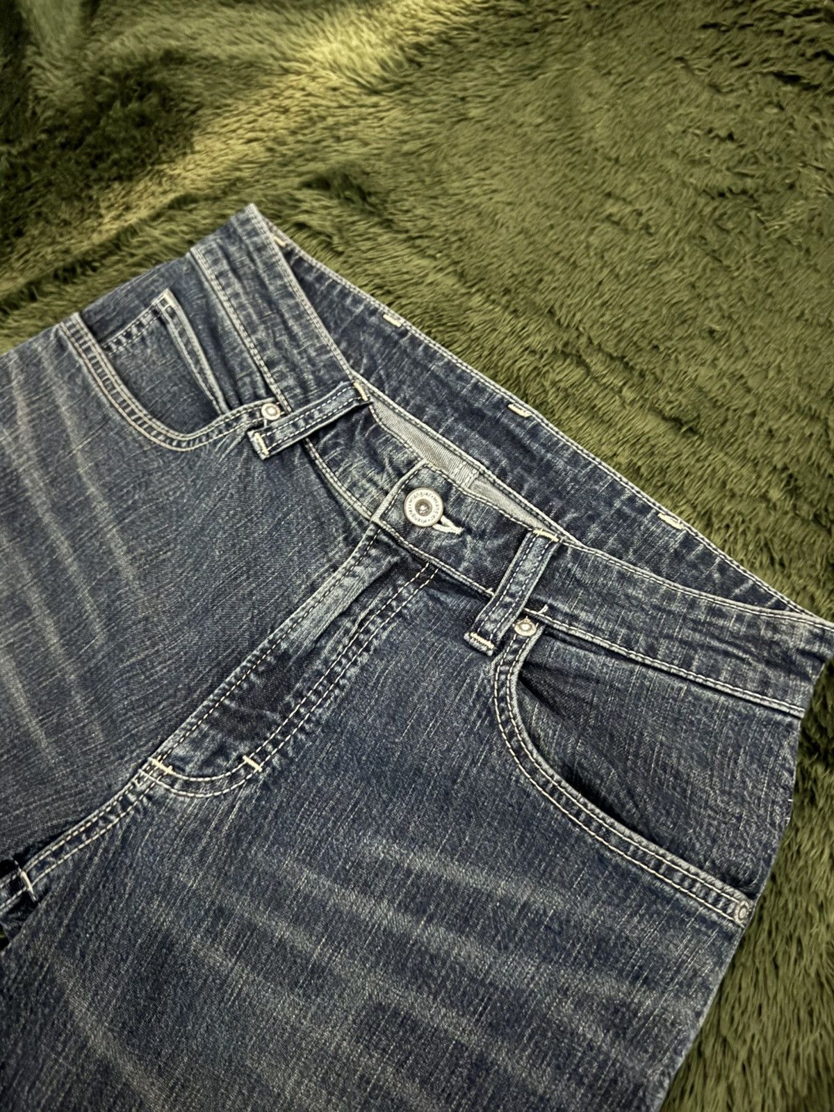 Wrangler [W28] wrangler japan relaxed fit denim shorts half pants Size US 28 / EU 44 - 2 Thumbnail
