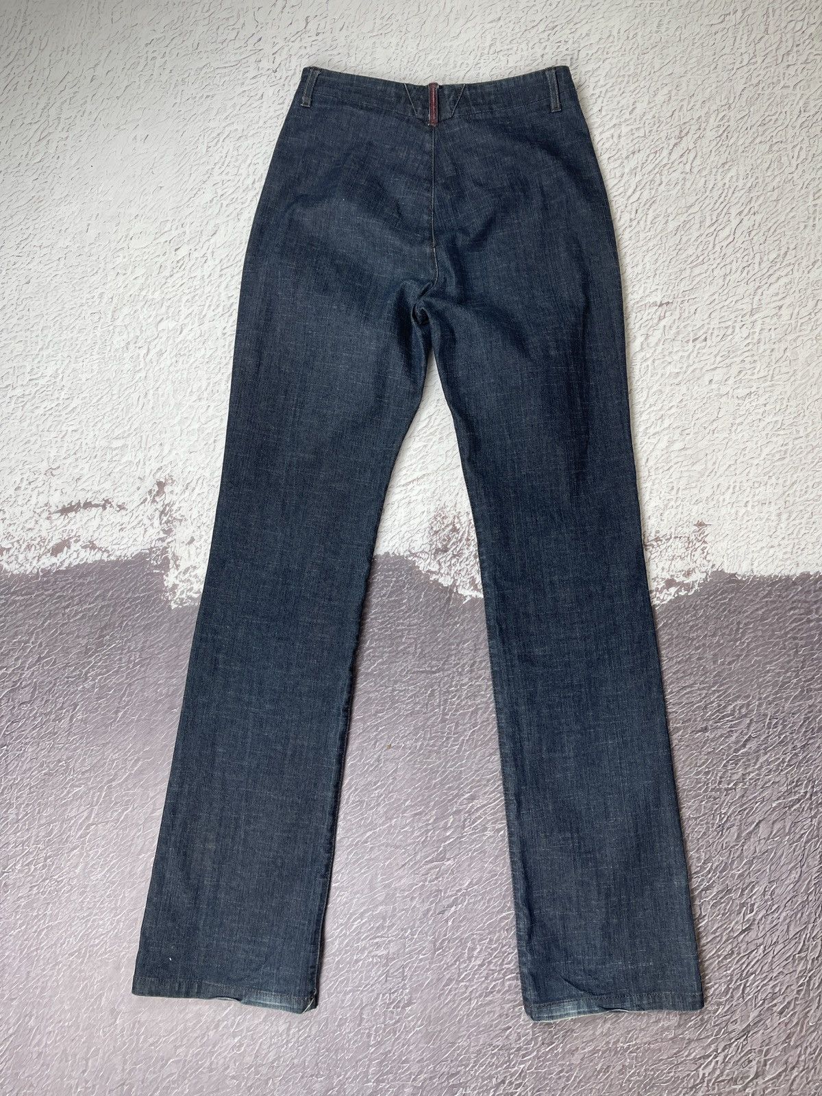 Japanese Brand Le Jean de Marithe Francois Girbaud indigo blue denim jeans Size 28" / US 6 / IT 42 - 4 Thumbnail