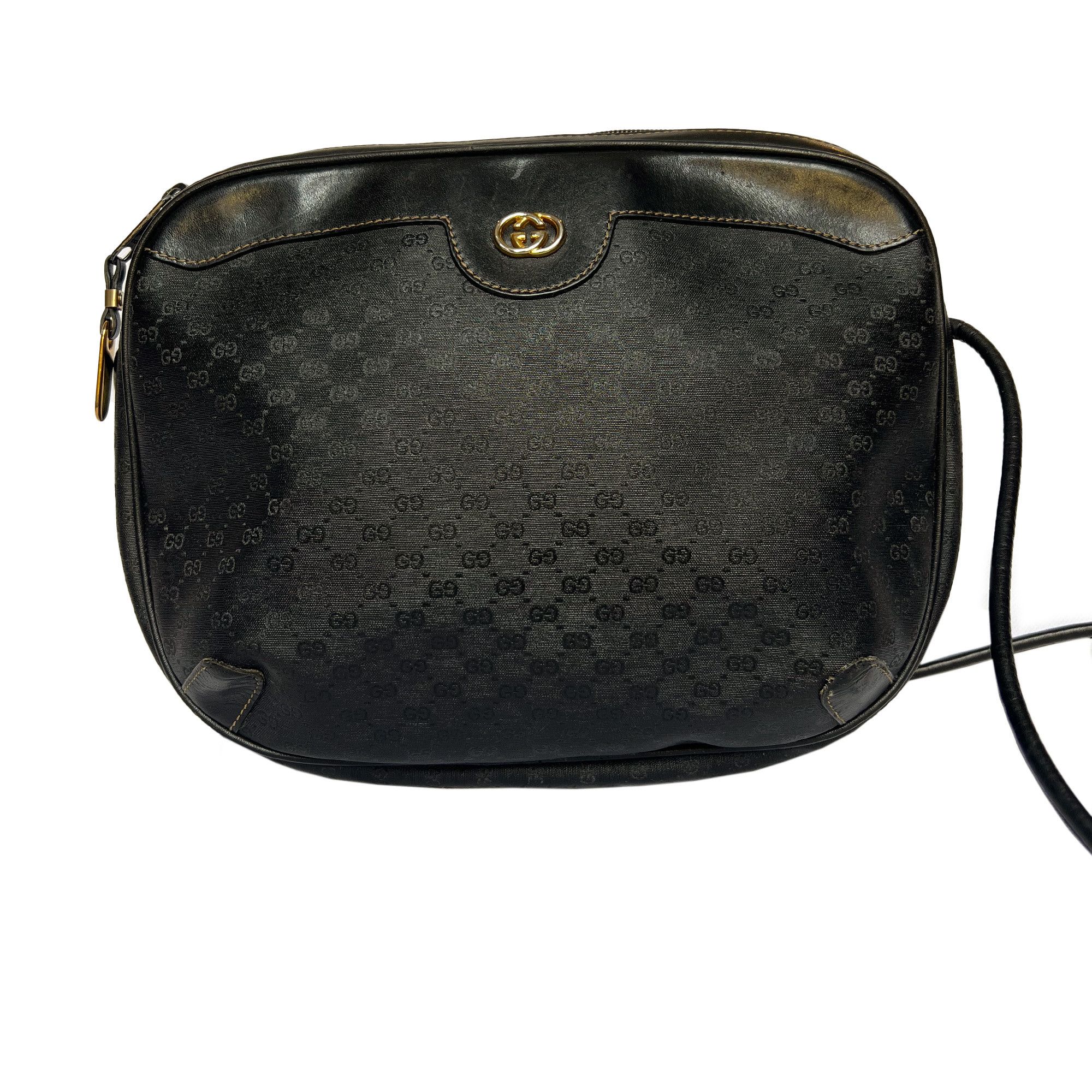 Gucci Gucci vintage Monogram black canvas bag. Size ONE SIZE - 1 Thumbnail