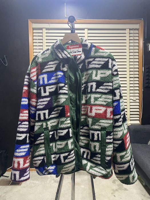 Supreme Geo Reversible WINDSTOPPER Fleece Jacket | Grailed