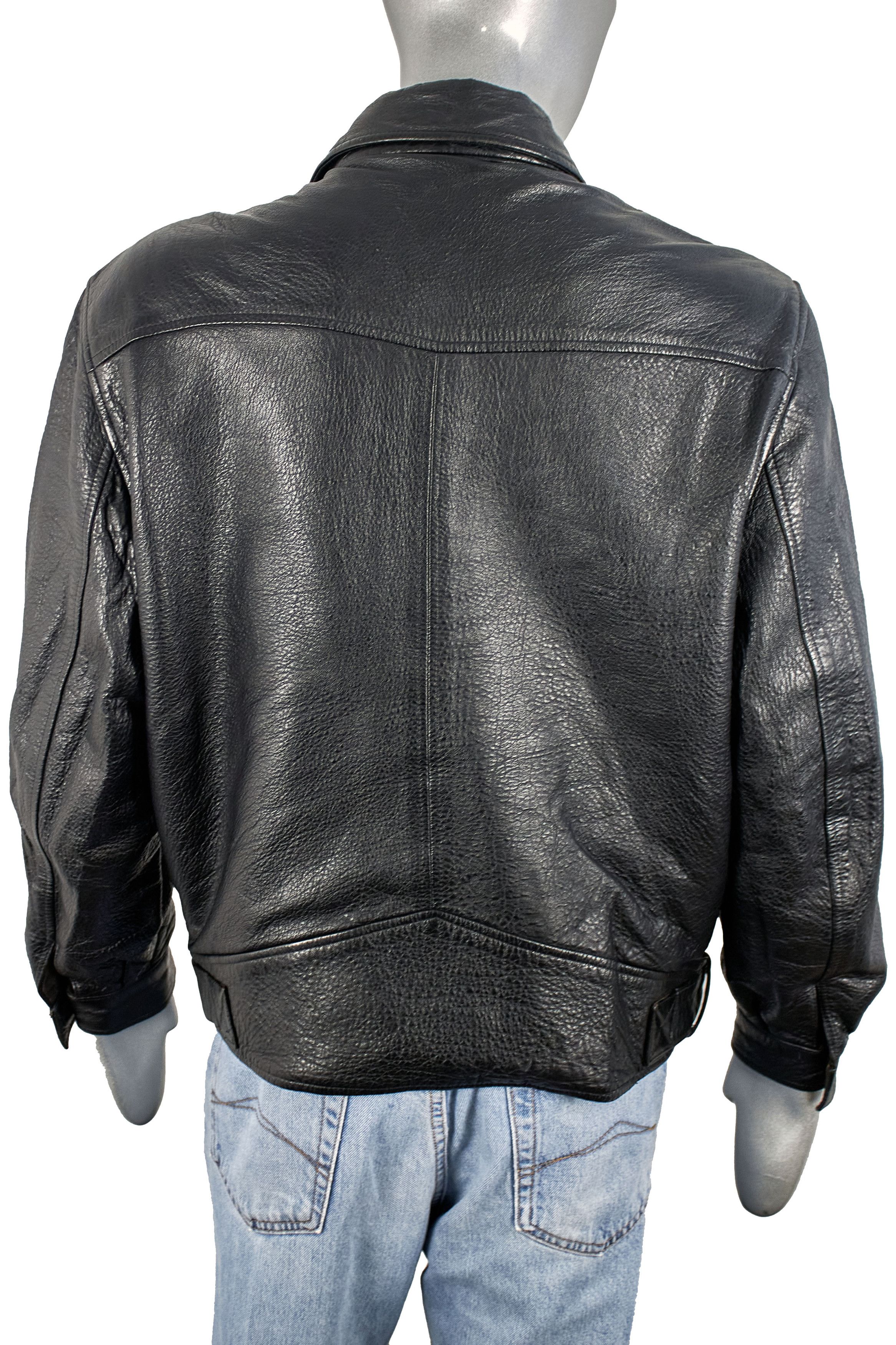 Vintage Vintage 80s Designer Deerskin Leather Italian Mens Jacket Size US L / EU 52-54 / 3 - 7 Thumbnail