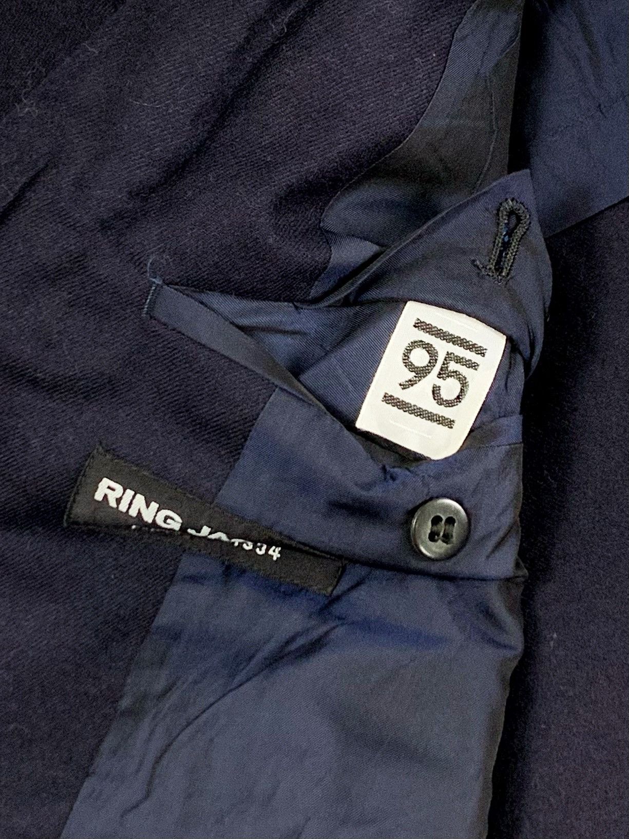 Ring Jacket Ring jacket 95 vintage blazer wool japanese tailored Size 38R - 8 Thumbnail
