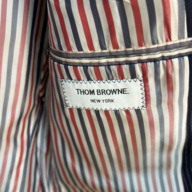Thom Browne Thom Browne size2 Patchwork striped suit jacket Size 38S - 3 Thumbnail