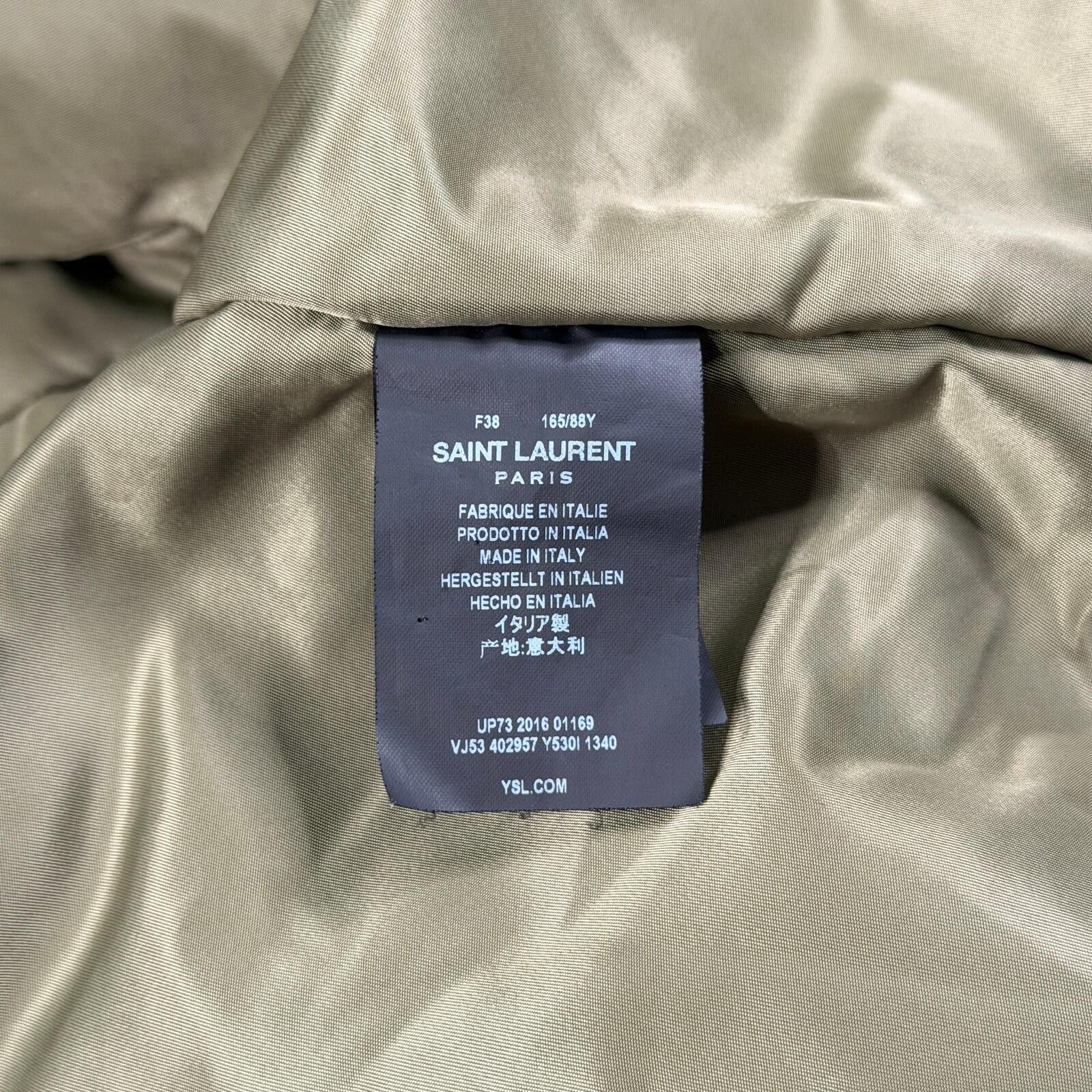 Saint Laurent Paris Saint Laurent Bomber Jacket Size US XS / EU 42 / 0 - 7 Thumbnail