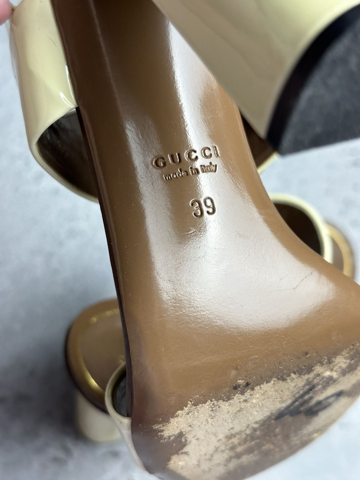 Gucci Gucci Leather Alyssa Horsebit Ankle Strap Sandals y2k Rare Size US 9 / IT 39 - 24 Thumbnail