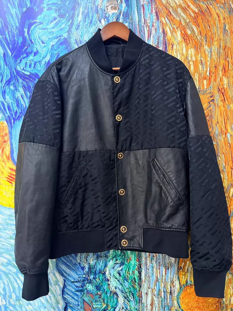 Versace Versace Leather jacket, leather jacket, cotton jacket, top Size US M / EU 48-50 / 2 - 1 Thumbnail