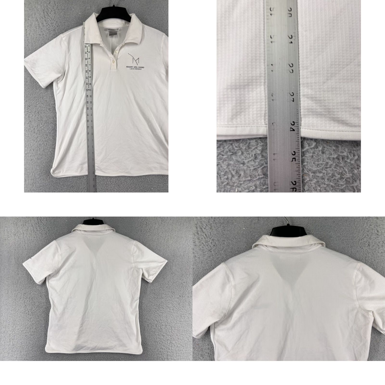 Nike VINTAGE Nike Polo Shirt Womens L White Golf Modern Shirt Ladies Polo Size L / US 10 / IT 46 - 9 Thumbnail