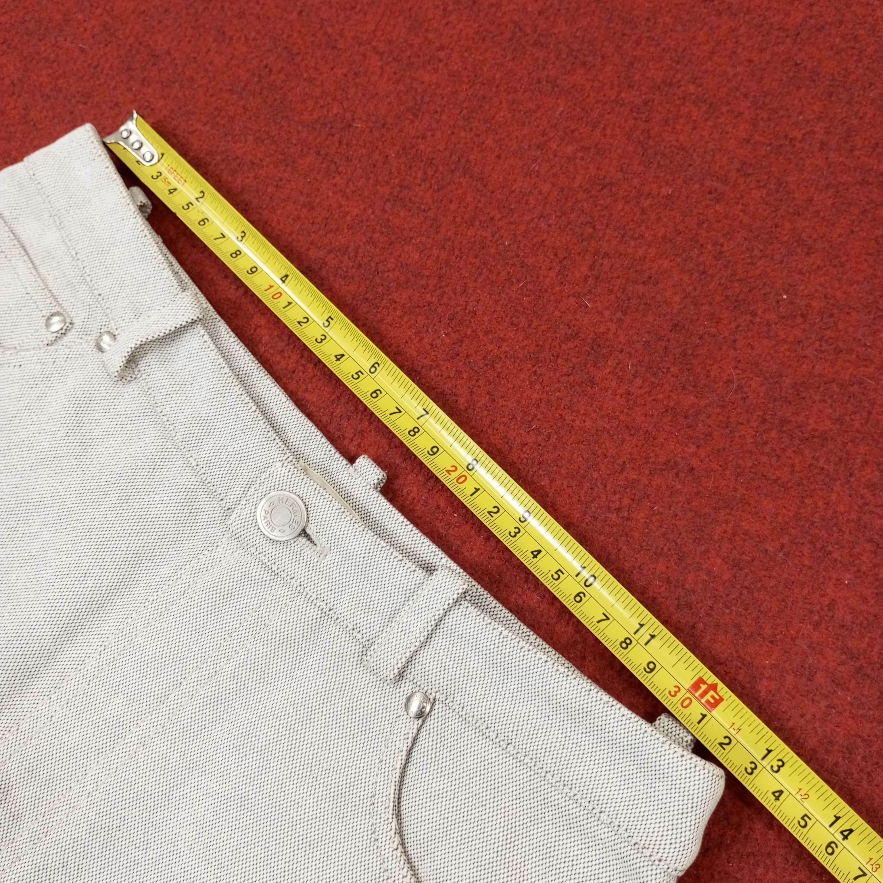 Hermes × Vintage Hermes Paris France Luxury Fashion Brand Pants c217n5 Size 25" / US 0 / IT 36 - 7 Thumbnail