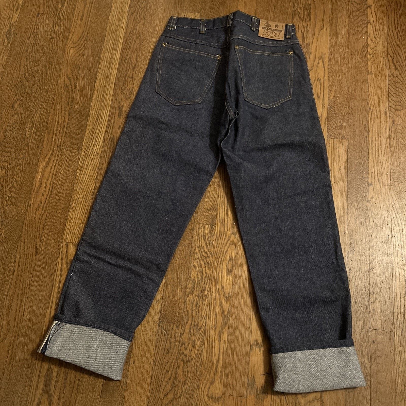 Original Montgomery Vintage 50s Montgomery Ward Deadstock 101 Jeans Selvedge Size US 28 / EU 44 - 7 Thumbnail
