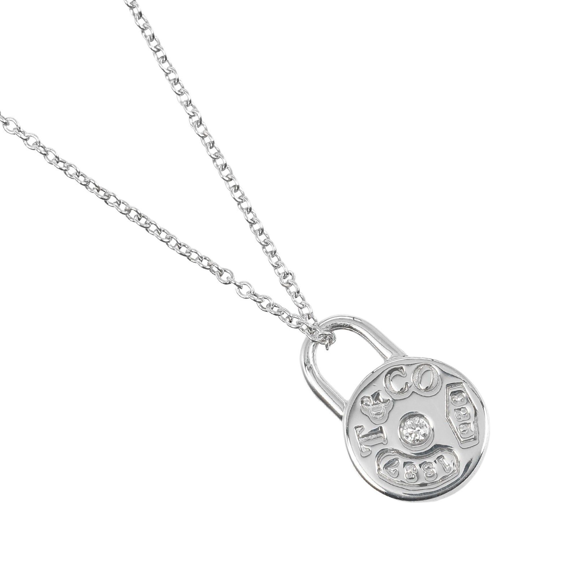 Tiffany & Co. Tiffany & Co. 1837 Round Rock Necklace, 925 Sterling Silver, Approx. 2.55g, Rock, Women's Size ONE SIZE - 1 Thumbnail