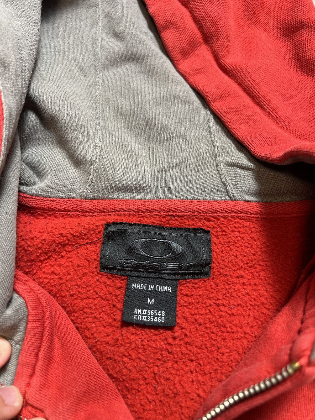 Japanese Brand × Oakley × Vintage Vintage Oakley Zip Up Hoodie Rare Size US M / EU 48-50 / 2 - 4 Thumbnail