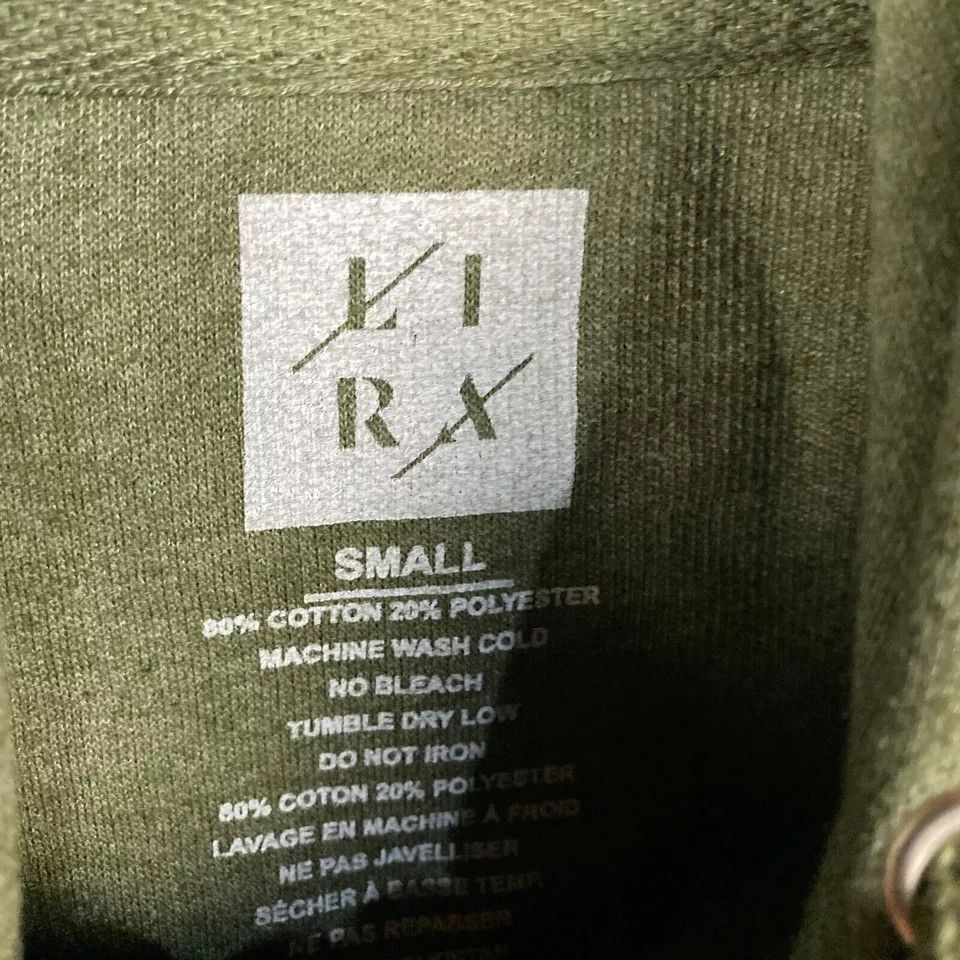 Lira Lira MFG Hoodie Men's S Pullover Drawstring Cotton Blend Size US S / EU 44-46 / 1 - 4 Thumbnail