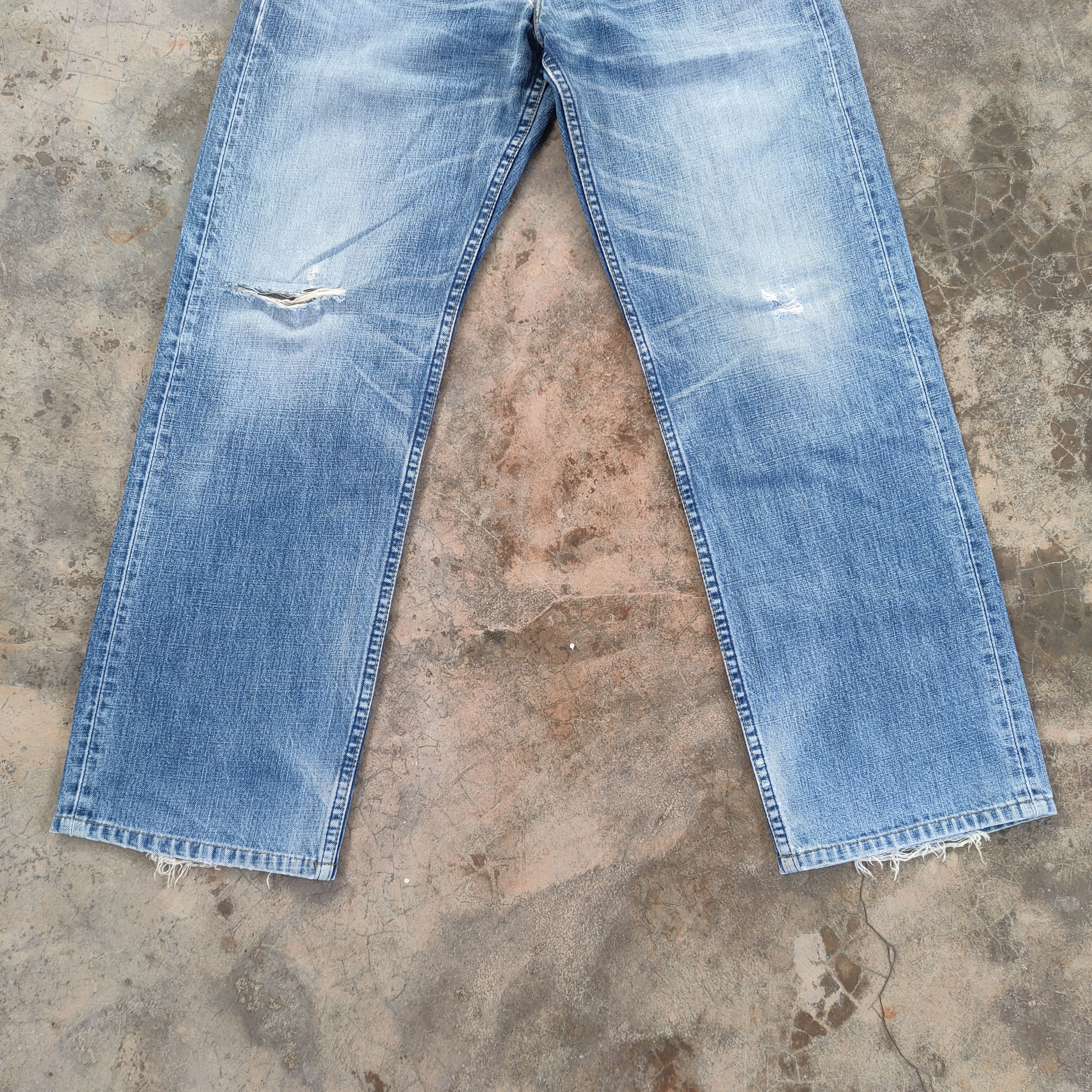 Jean × Levi's Vintage Clothing W30 VINTAGE LEVI'S 503 FADED DISTRESSED DENIM JEAN PANTS Size US 30 / EU 46 - 4 Thumbnail