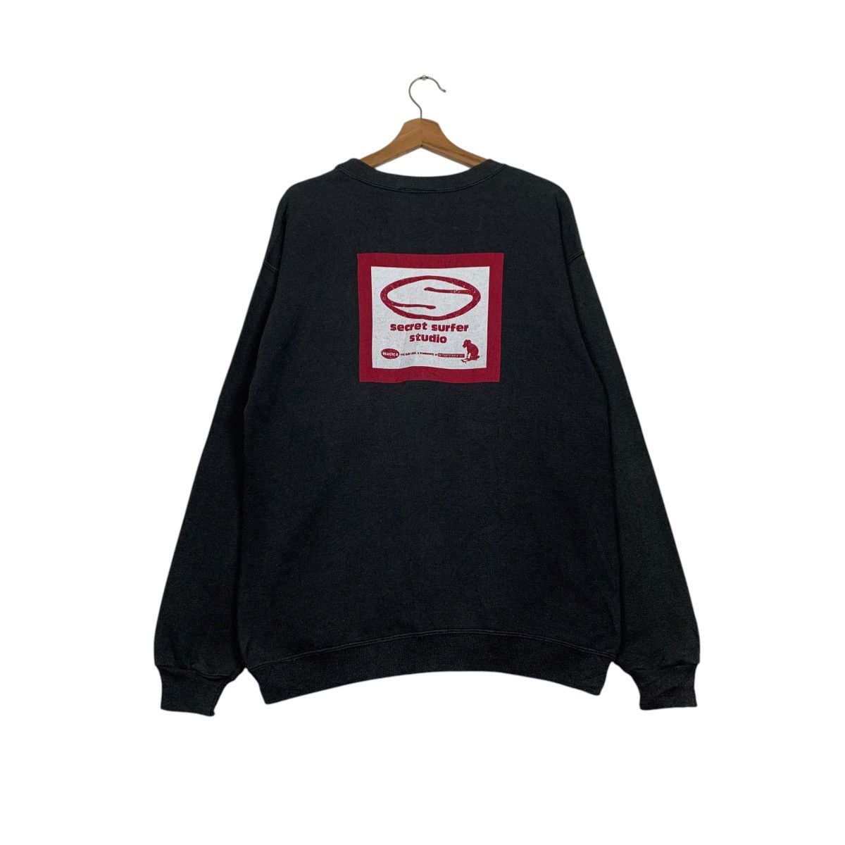 Vintage SECRET SURFER STUDIO Big Logo Crewneck Sweatshirt #2197-C97 Size US M / EU 48-50 / 2 - 1 Thumbnail