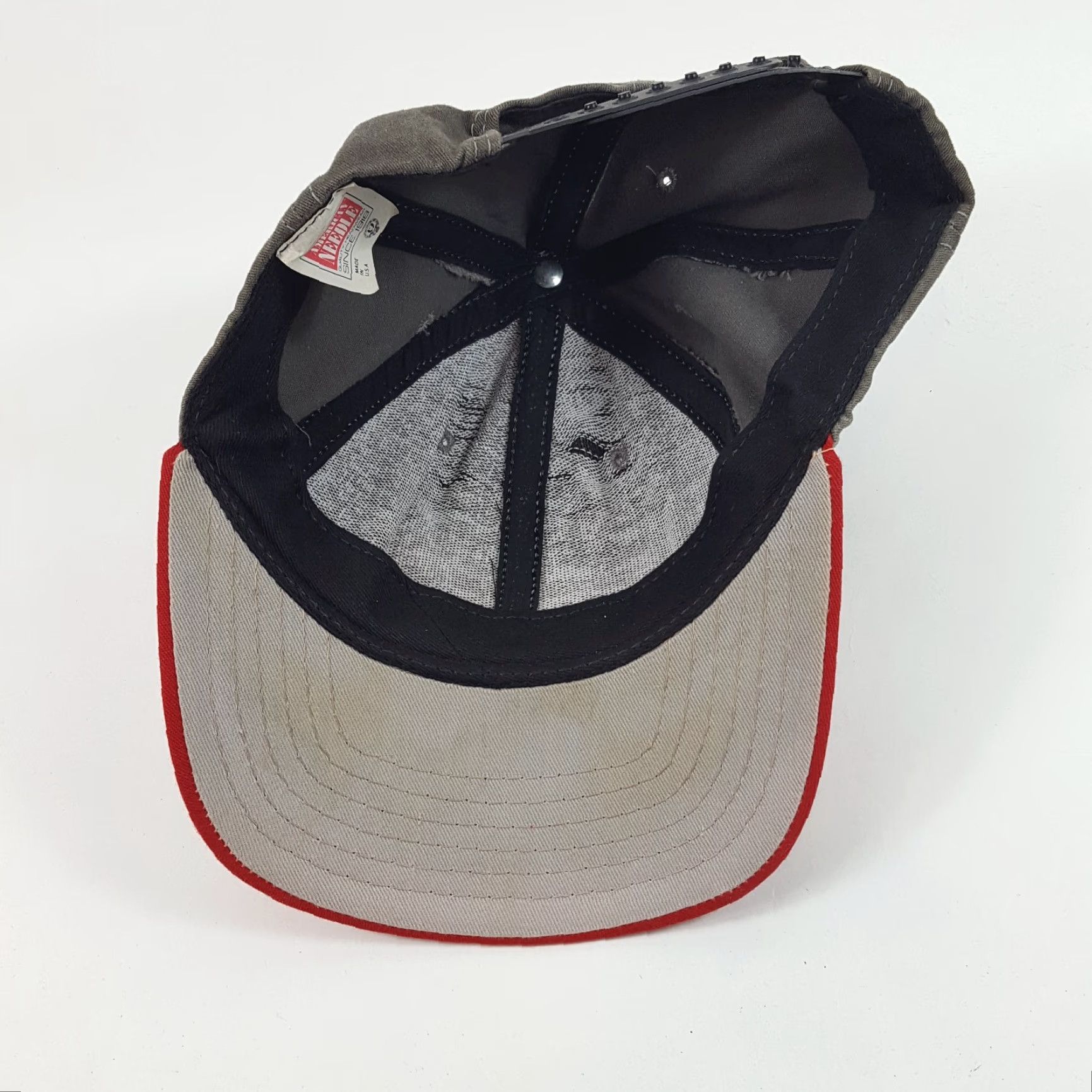 American Needle VINTAGE American Needle 90s Daytona 900 NASCAR Racing Snapback Baseball Cap Hat Adjustable Red One Size Mens Size ONE SIZE - 5 Thumbnail