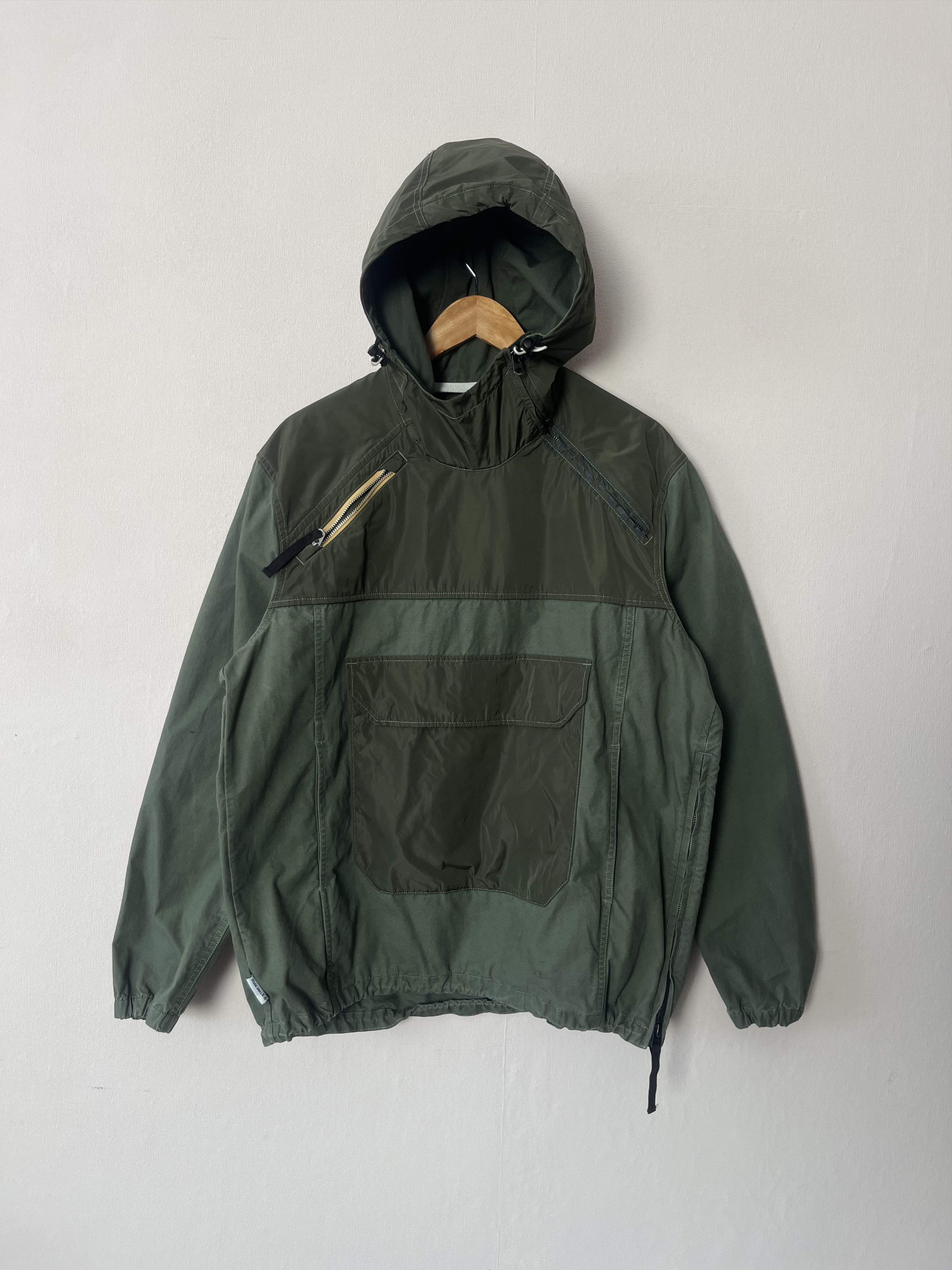 G-Star G Star Anorak Hooded Zip Up pocket Jacket Sample Green Size US M / EU 48-50 / 2 - 1 Thumbnail