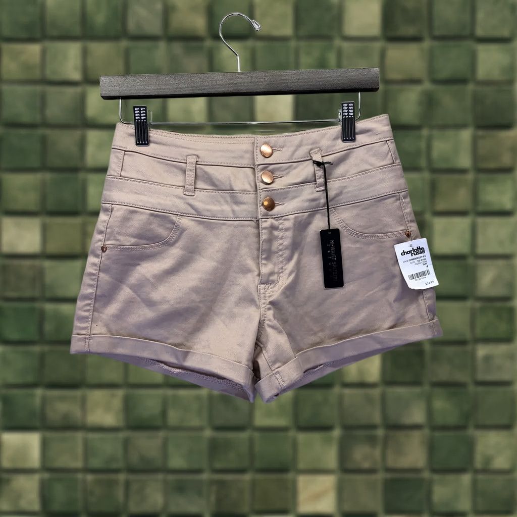 Pinko Refuge Hi Waist Shortie Blush Pink Womens Shorts Sz 4 NWT-5526 Size 27" / US 4 / IT 40 - 1 Thumbnail
