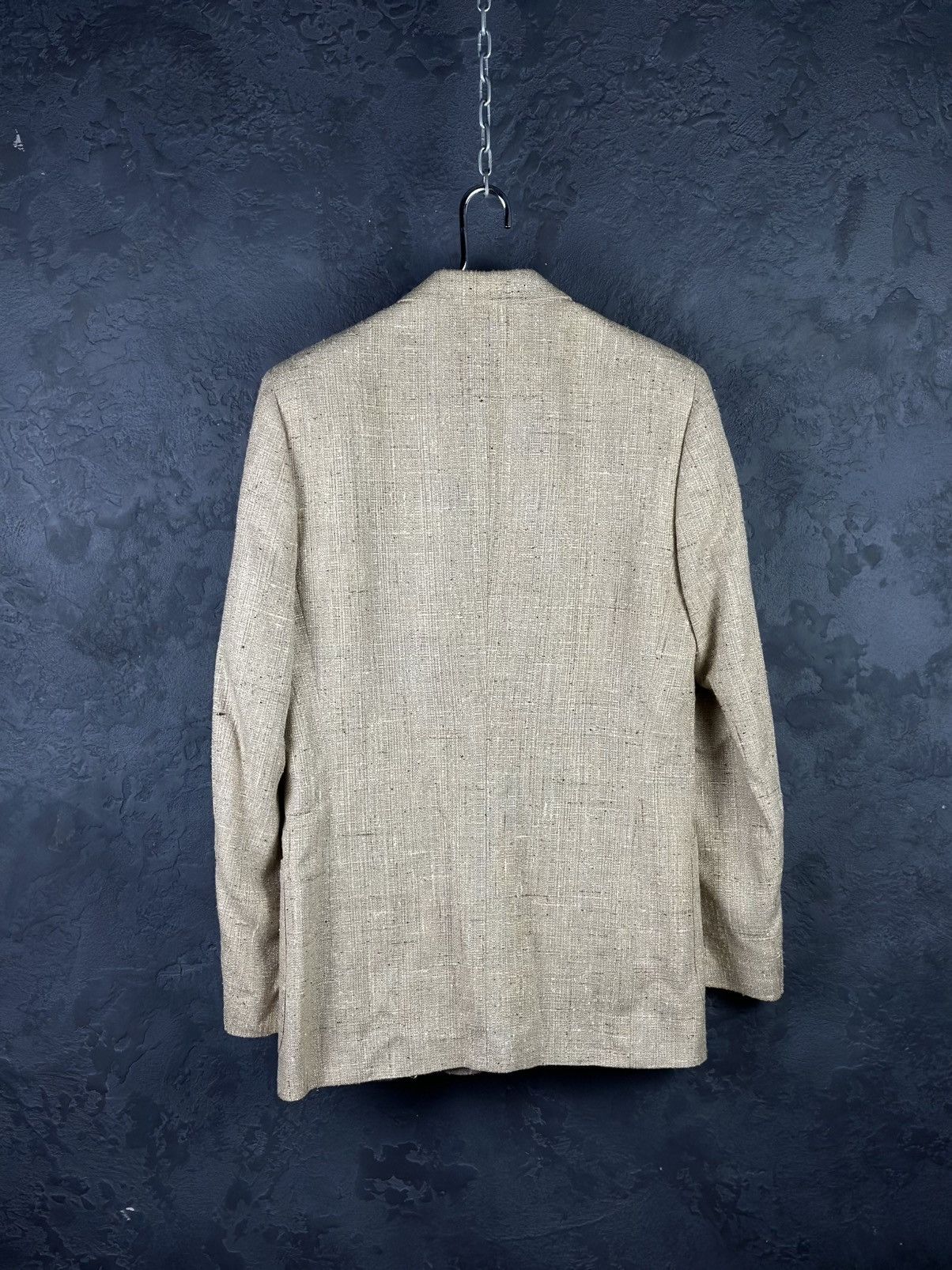 Lanvin × Vintage 90’s LANVIN Vintage Men's Double Blazer Size 48 Size 48L - 8 Thumbnail