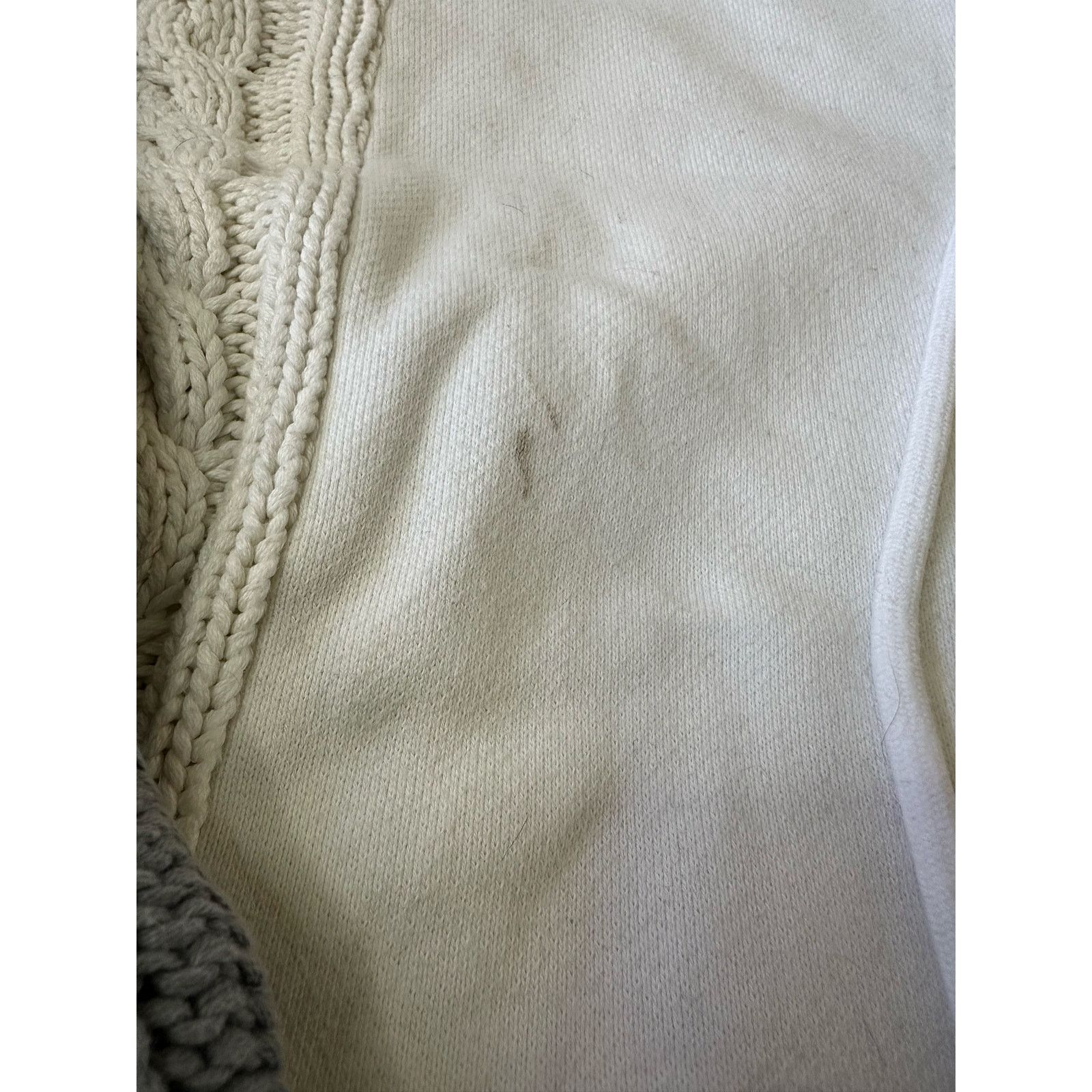 Kith Kith Adam Knit Hoodie White Grey Cable Fleece Sweatshirt M Size US M / EU 48-50 / 2 - 6 Thumbnail