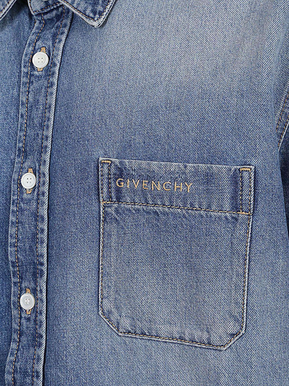 o1srvl11e0125 Denim Shirt in Blue