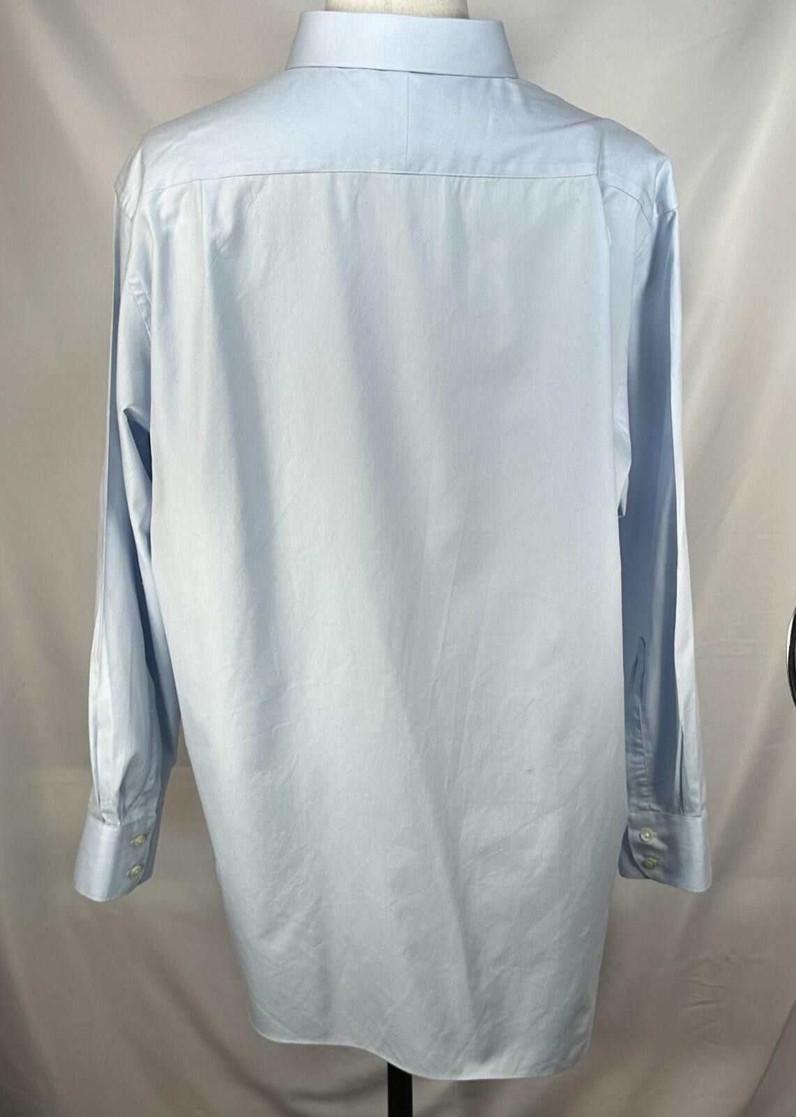Charles Tyrwhitt Charles Tyrwhitt Classic Fit Cotton Button Up Blue Mens XL Size US XL / EU 56 / 4 - 2 Thumbnail