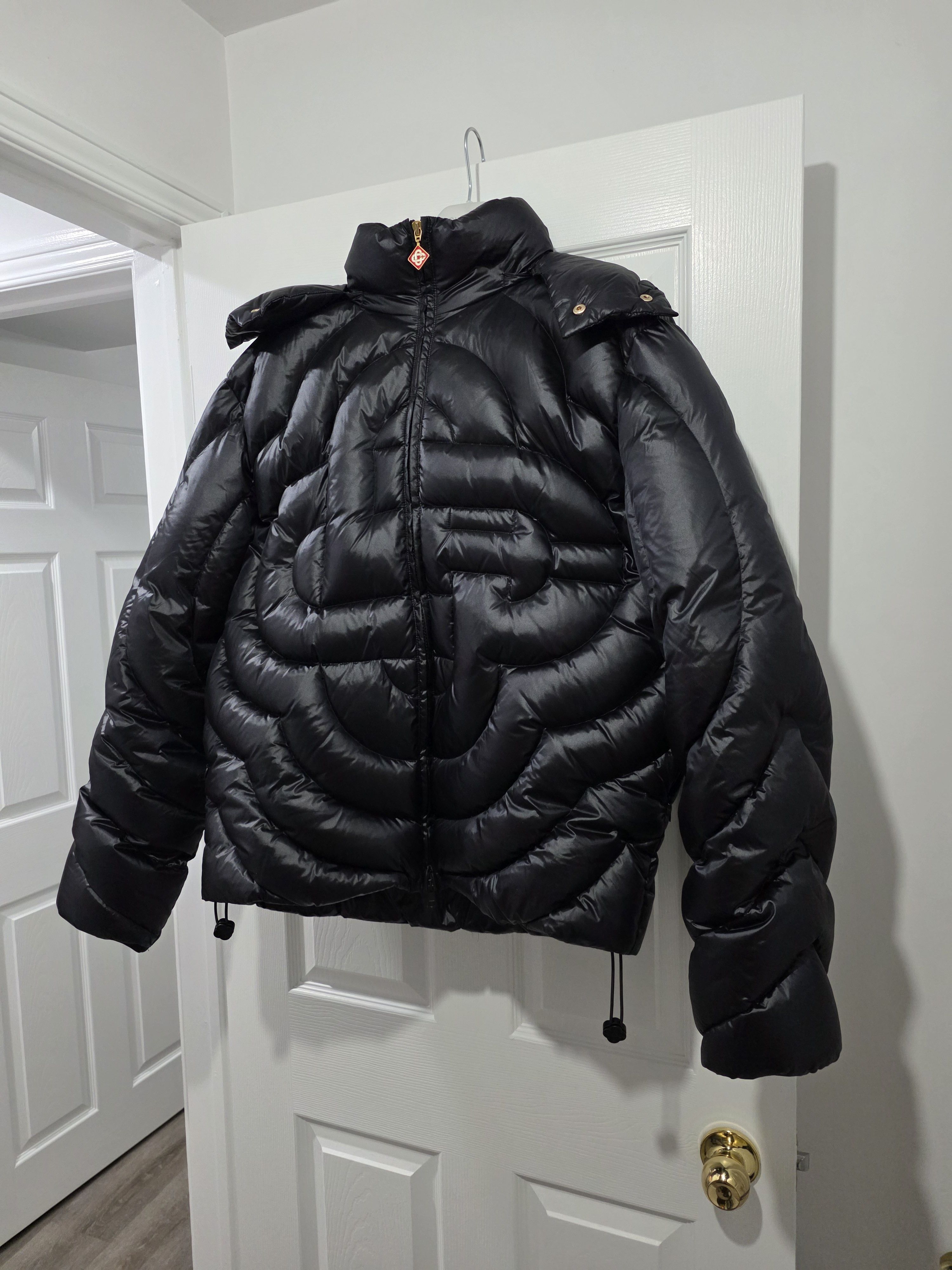 Casablanca Monogram Quilted Down Puffer Jacket Size US XL / EU 56 / 4 - 6 Thumbnail