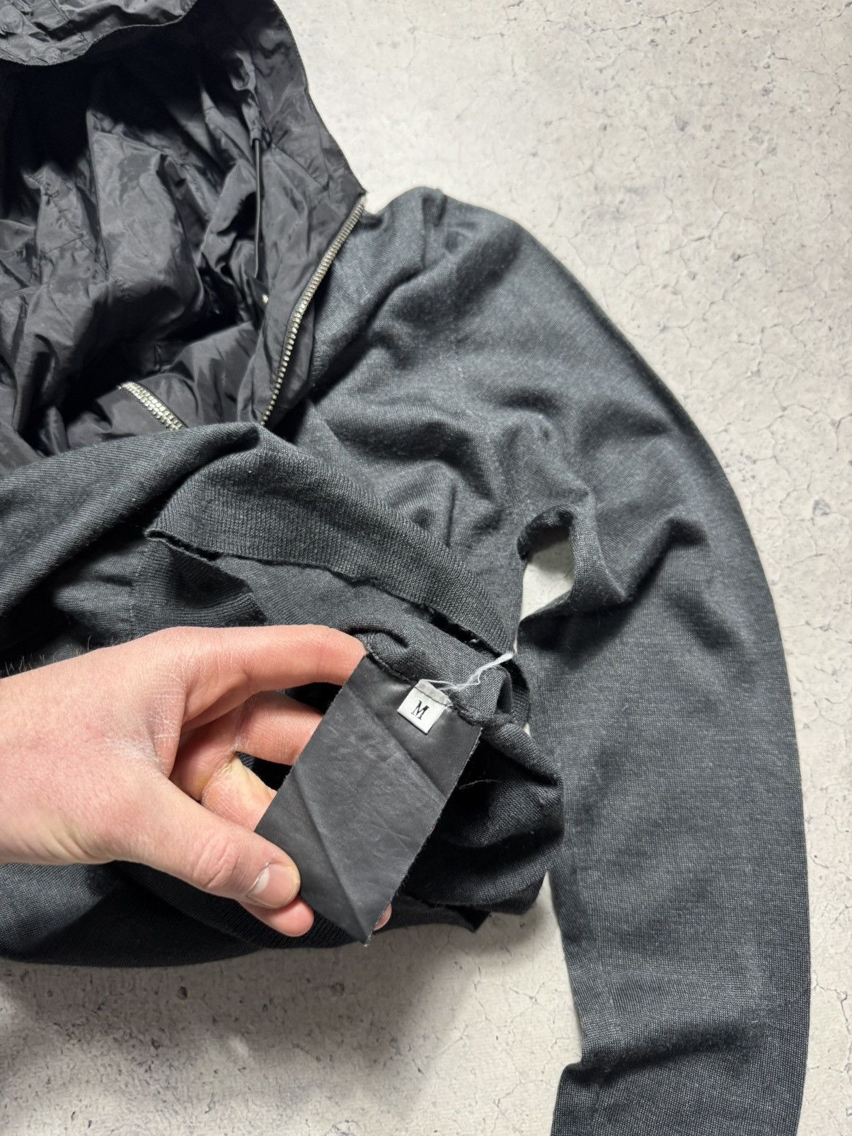 Prada Prada Luxury Hoodie Nylon Size M Vintage Size US M / EU 48-50 / 2 - 9 Thumbnail