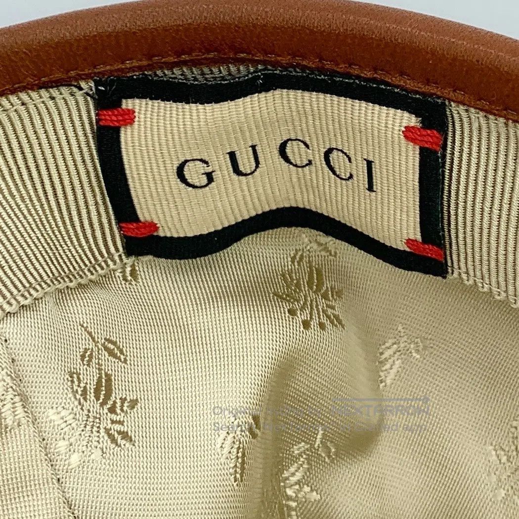 Gucci Guicci Navy Blue Logo Jacquard Full Print Cotton Baseball Size ONE SIZE - 7 Thumbnail