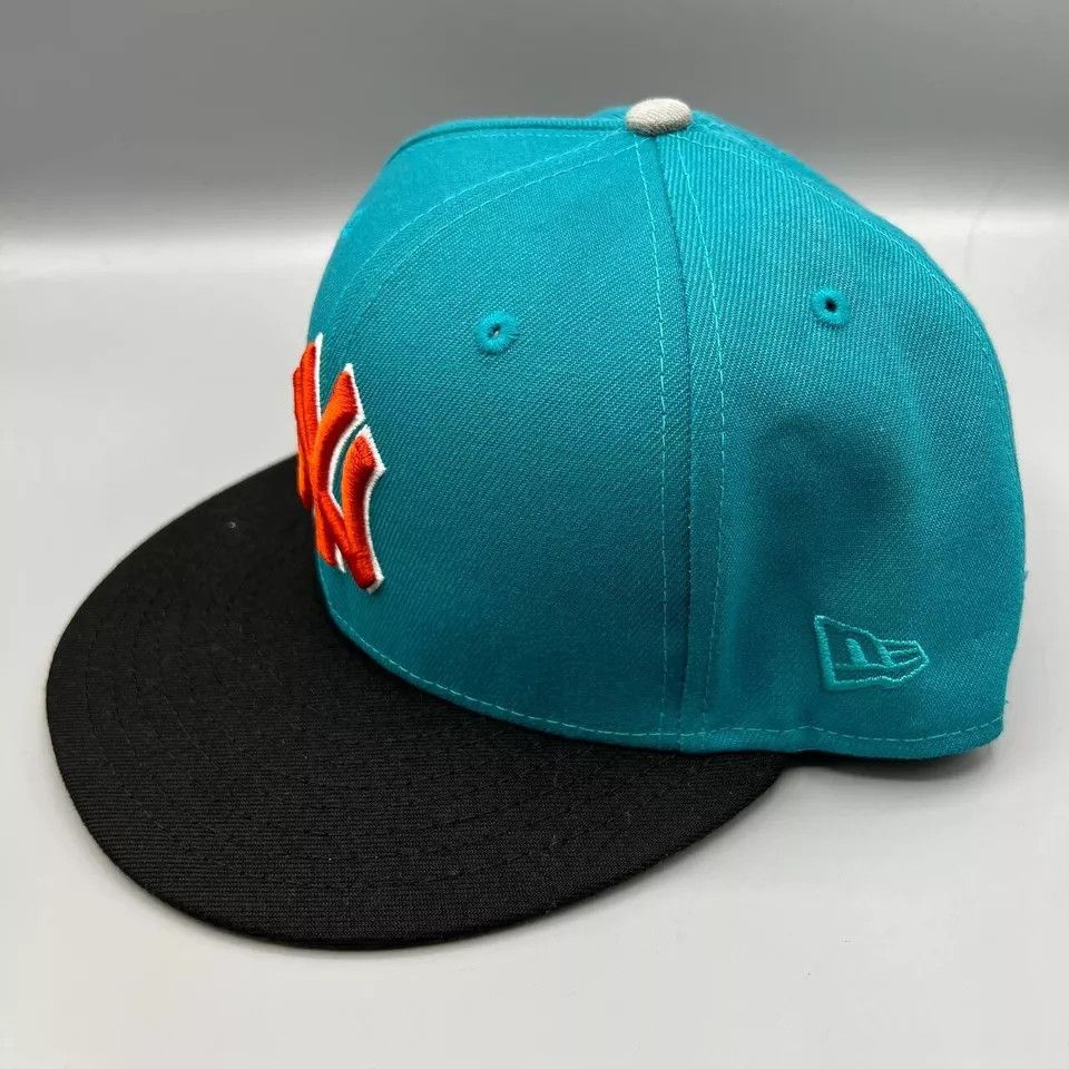 New Era New York Yankees Hat Men 7 1/2 World Series MLB Fitted Cap Size ONE SIZE - 3 Thumbnail