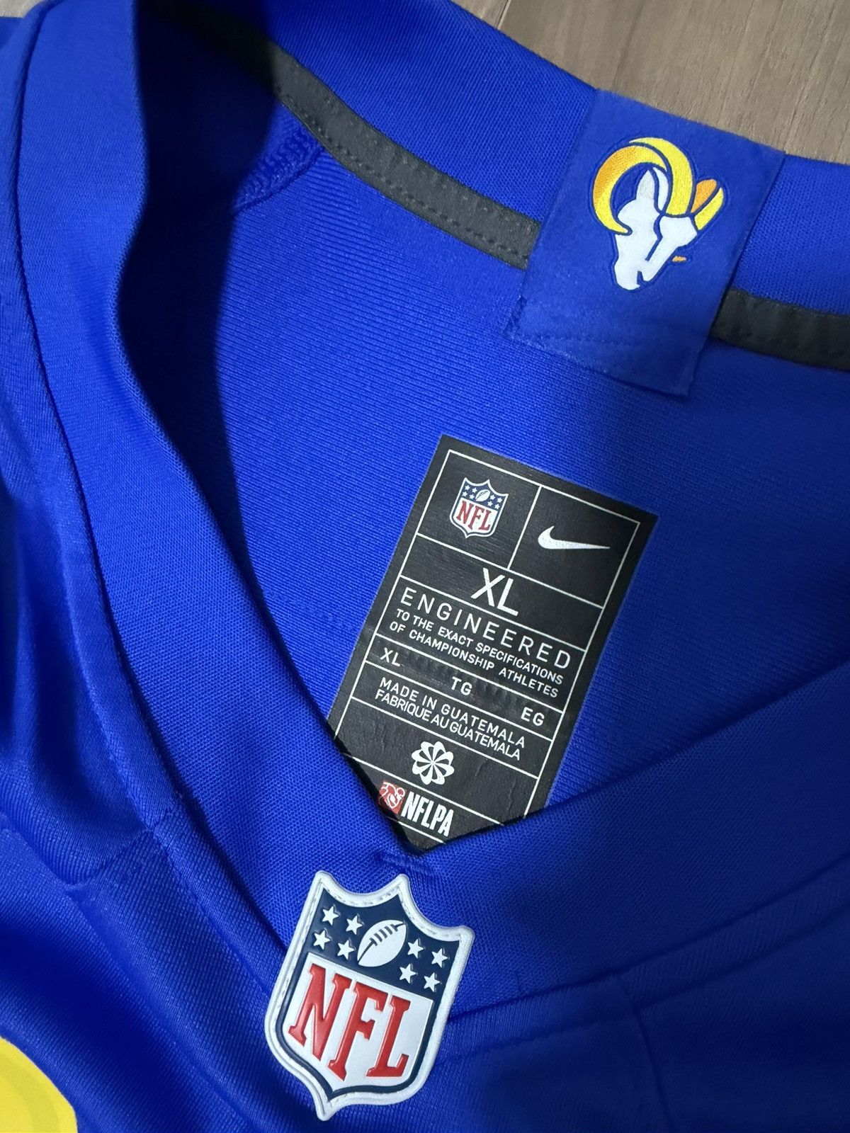 Nike Nike Los Angeles Rams Cooper Kupp #10 blue game jersey Size US XL / EU 56 / 4 - 5 Thumbnail