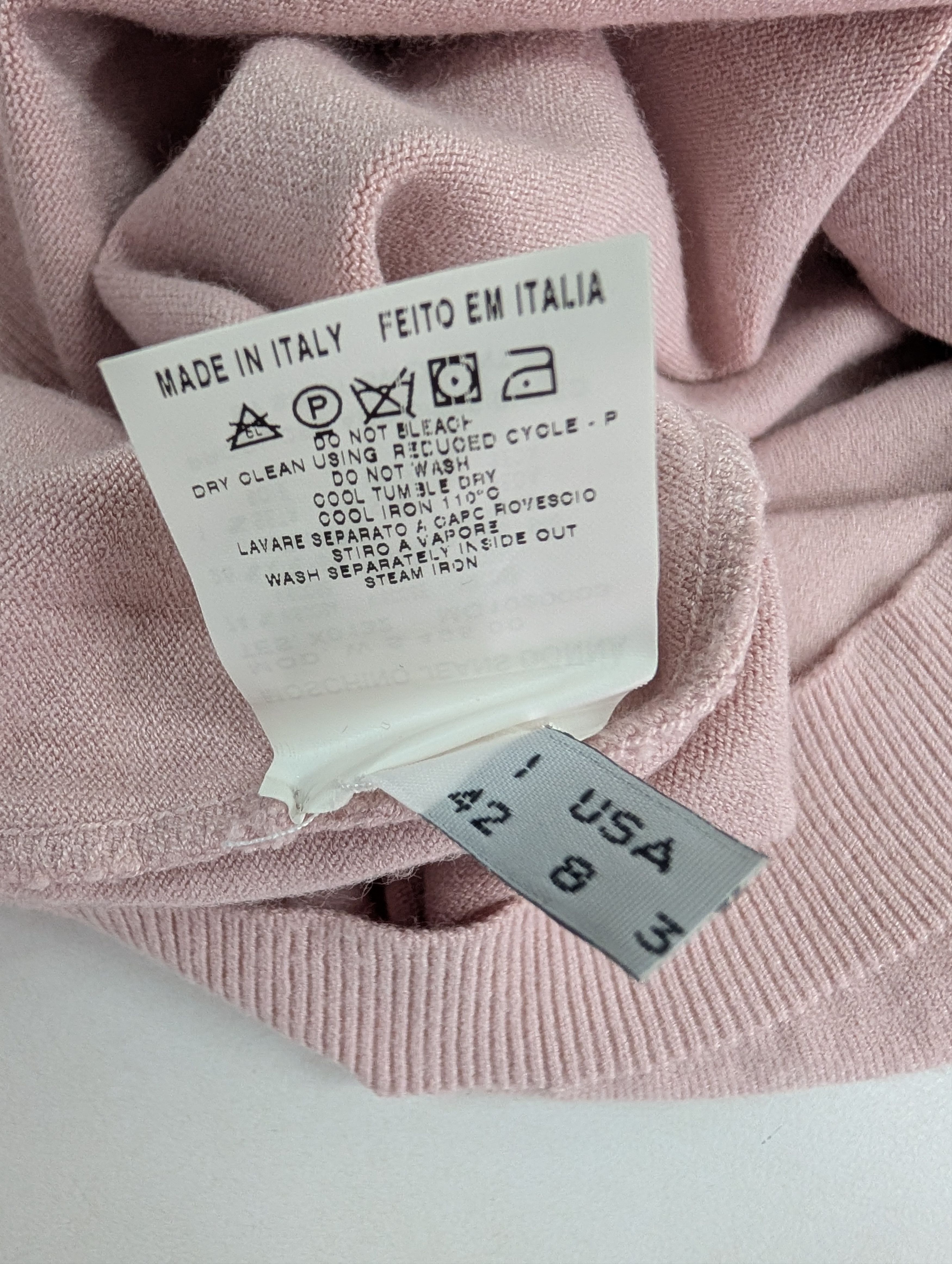 Moschino Pink Buttoned Sleeveless Top With Ruffle Collar Size M / US 6-8 / IT 42-44 - 7 Thumbnail