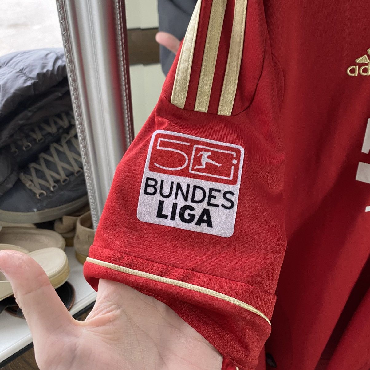 Adidas Alaba Bayern Munich 21 Home Jersey Size US L / EU 52-54 / 3 - 8 Thumbnail