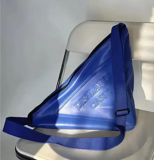 Japanese Brand Fashion hip hop triangle pu leather shoulder messenger bag Size ONE SIZE - 3 Thumbnail