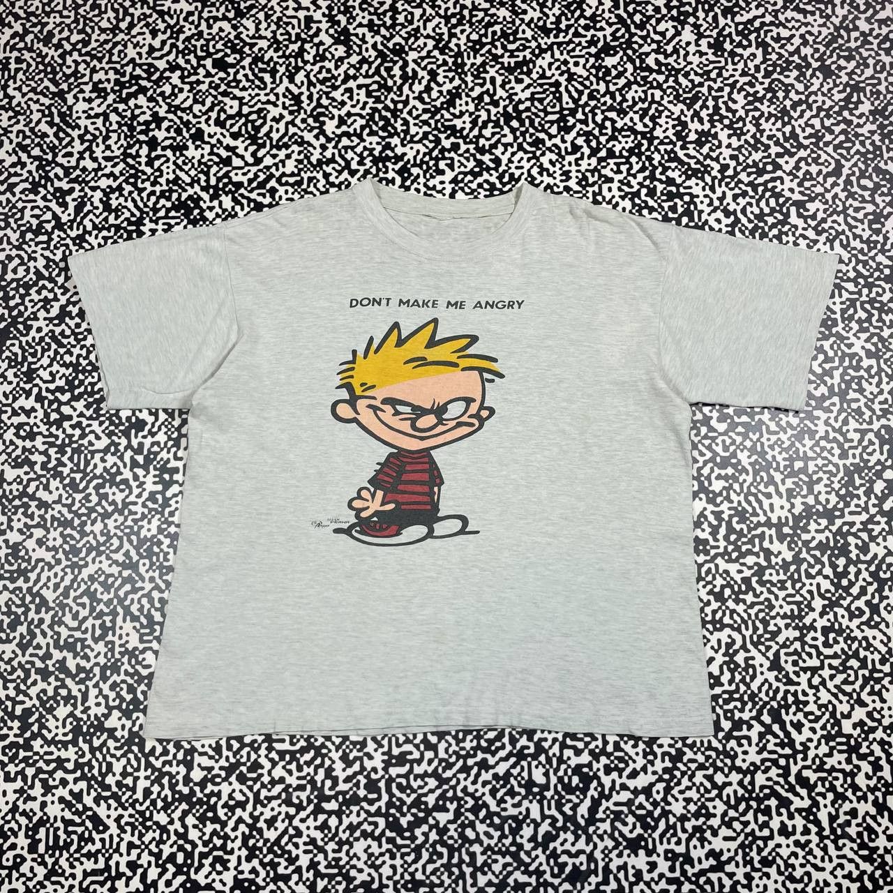 Vintage Vintage 90s Art Humor Dont Make Me Angry Retro T-shirt Size US XL / EU 56 / 4 - 1 Thumbnail