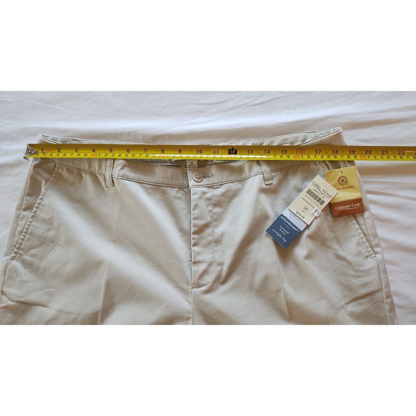 Coldwater Creek Coldwater Creek Women Dress Pants Sz 16 Straight Leg NWT Size 38" / US 16 / IT 52 - 12 Thumbnail