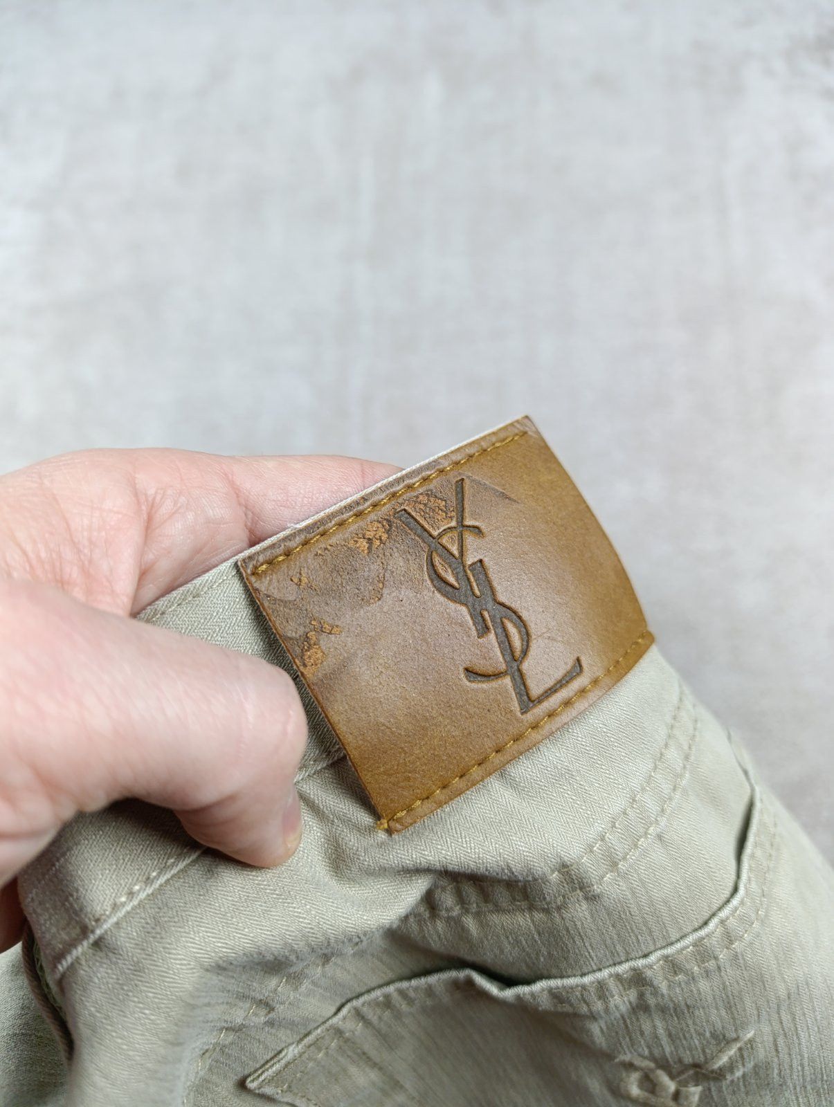 Yves Saint Laurent VINTAGE YSL YVES SAINT LAURENT BIG LOGO CHINO Y2K Size US 34 / EU 50 - 6 Thumbnail