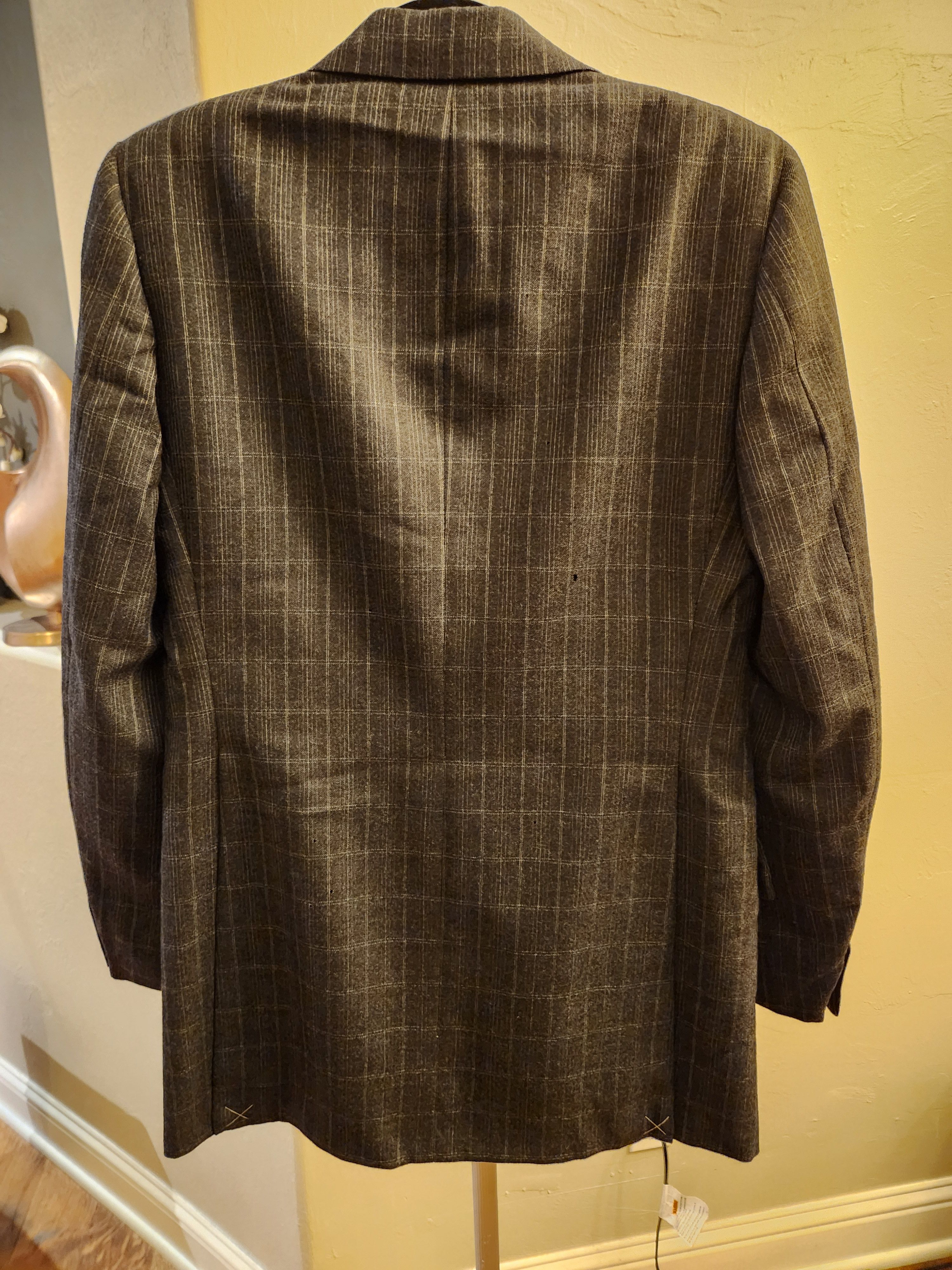 Vintage Rare NWOT Vintage 70's Faberge Men's Plaid Blazer. Size 38R - 3 Thumbnail
