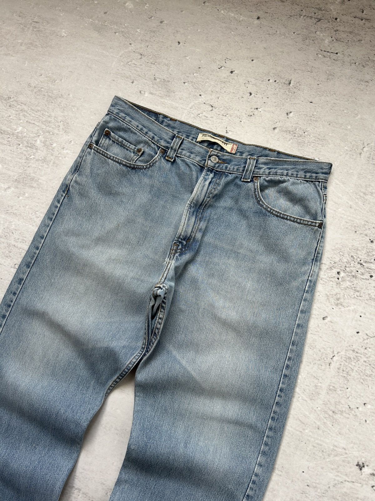 Levi's × Levi's Vintage Clothing × Vintage 🔥VINTAGE BAGGY LEVIS 505 DISTRESSED REGULAR FIT DENIM JEANS🔥 Size US 38 / EU 54 - 4 Thumbnail