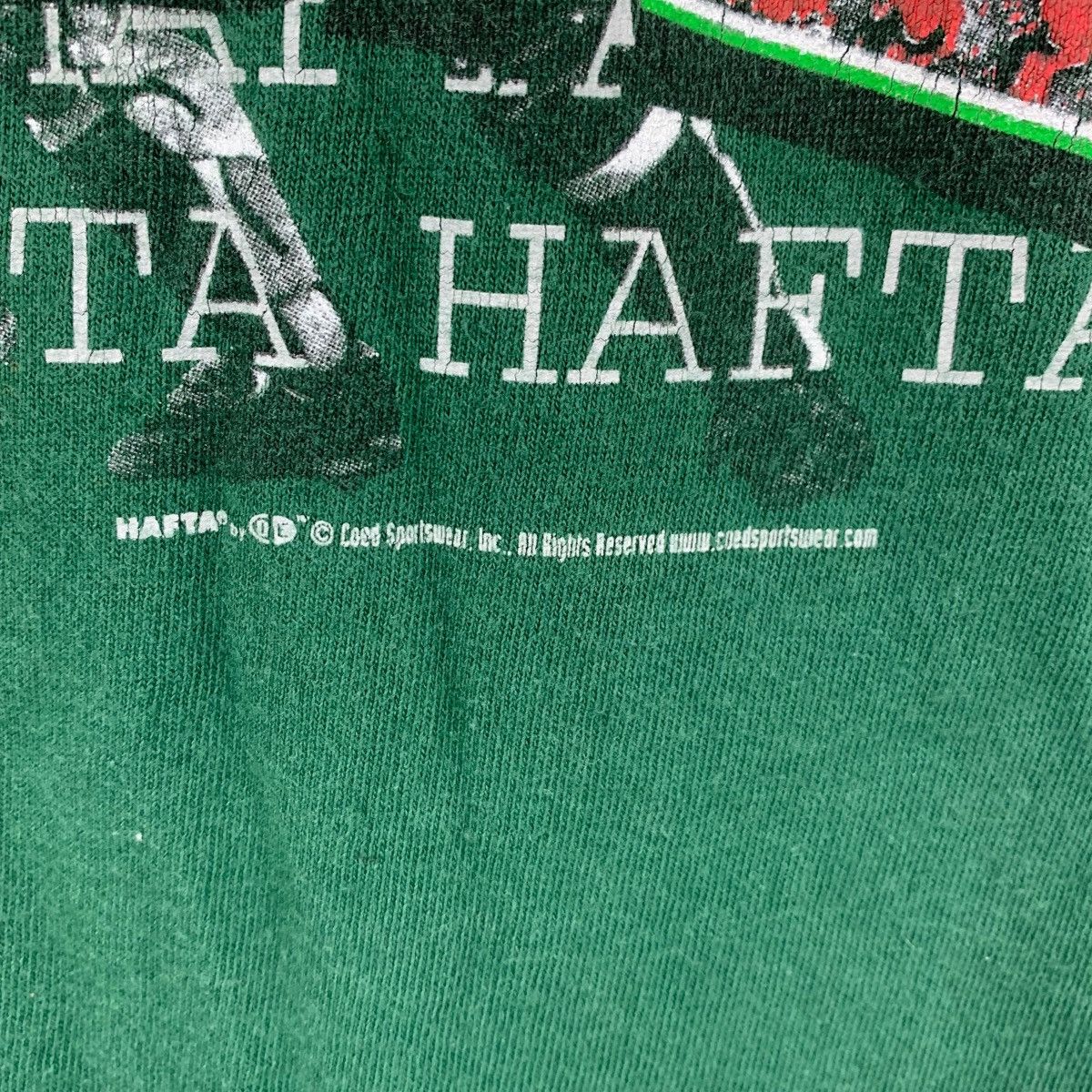 Vintage Vintage 90’ JUST HAFTA BASEBALL MLB Major League Tee Shirt Size S / US 4 / IT 40 - 3 Thumbnail