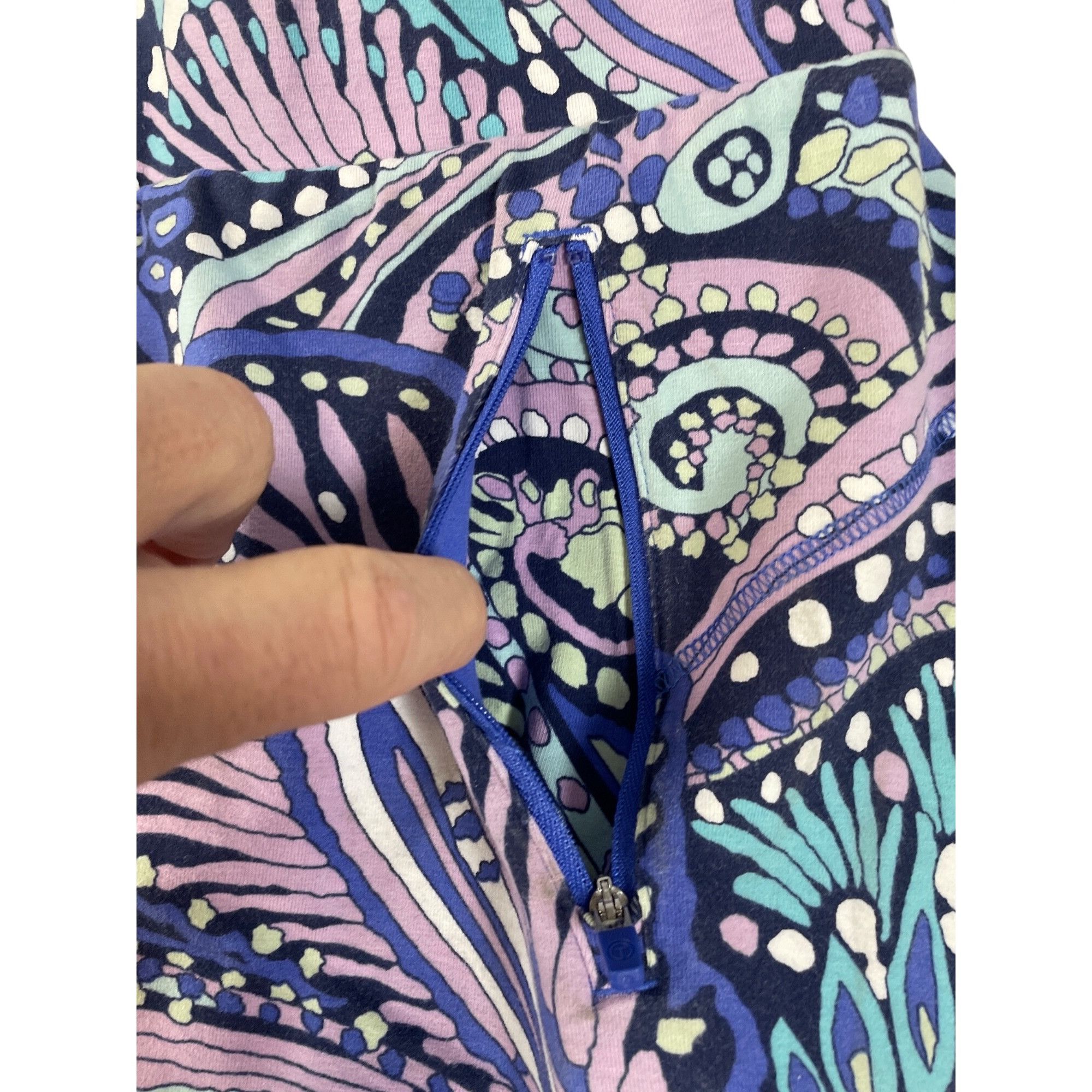 Talbots Talbots Womens Paisley Print Skort SP Blue/Purple Sz SP SKU Size XS / US 0-2 / IT 36-38 - 11 Thumbnail