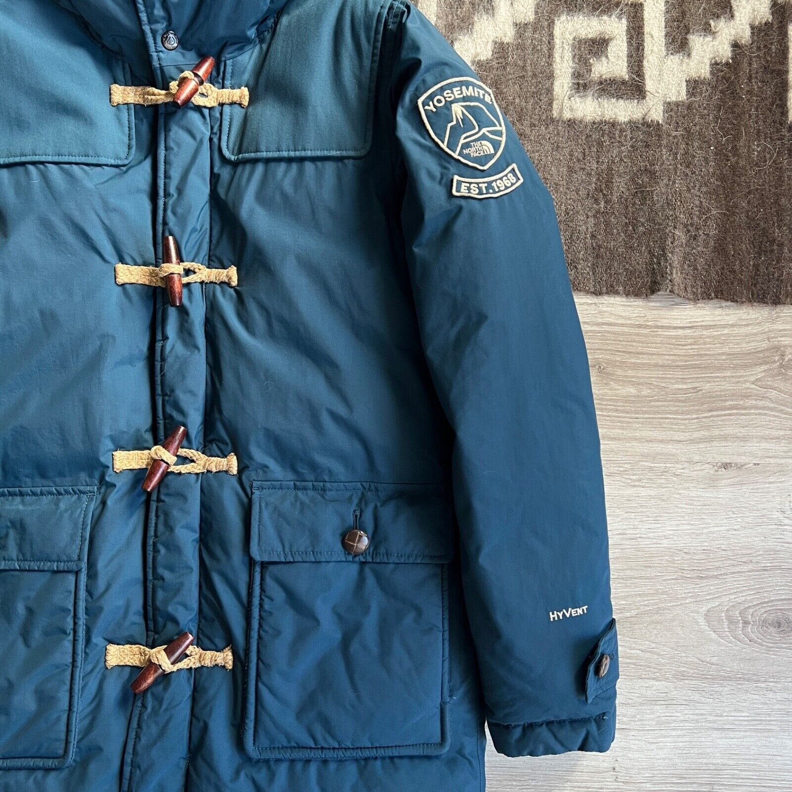 The North Face The North Face Down Puffer Blue Duffle Jacket 8689AC Size US XS / EU 42 / 0 - 3 Thumbnail