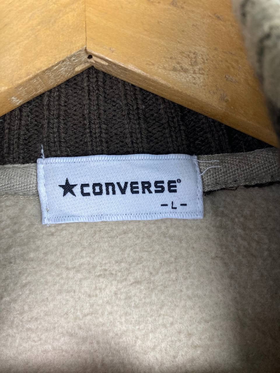 Converse converse cotton jacket wool sleeves nice design Size US L / EU 52-54 / 3 - 7 Thumbnail