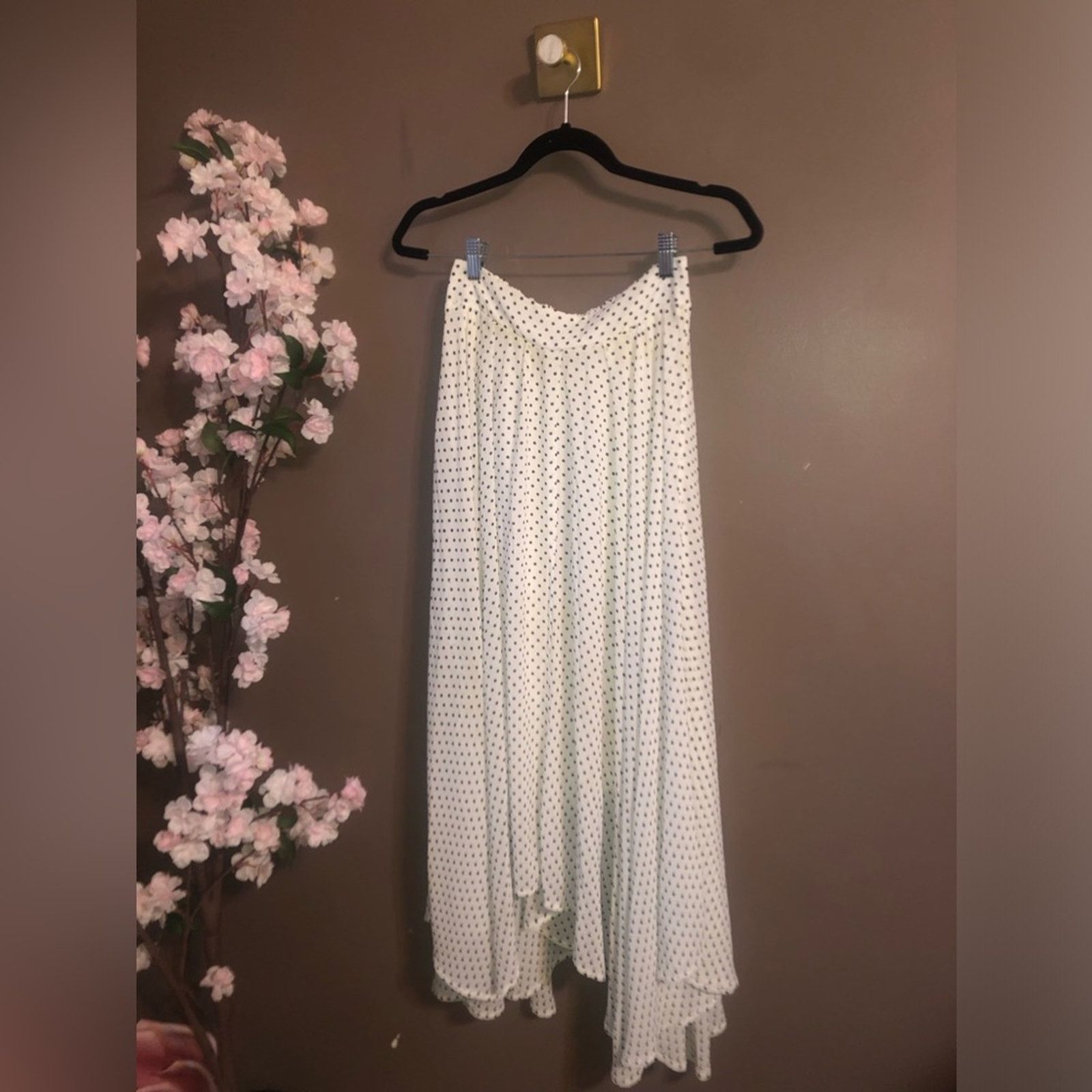 NBDN Nobrandedon Polka dot maxi skirt by premise. Size 27" / US 4 / IT 40 - 1 Thumbnail