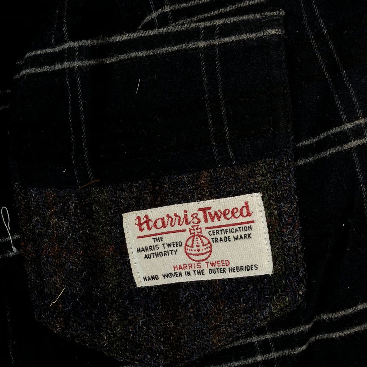 Harris Tweed Harris Tweed Dark Blue Checkred Pants #A358 Size US 30 / EU 46 - 18 Thumbnail
