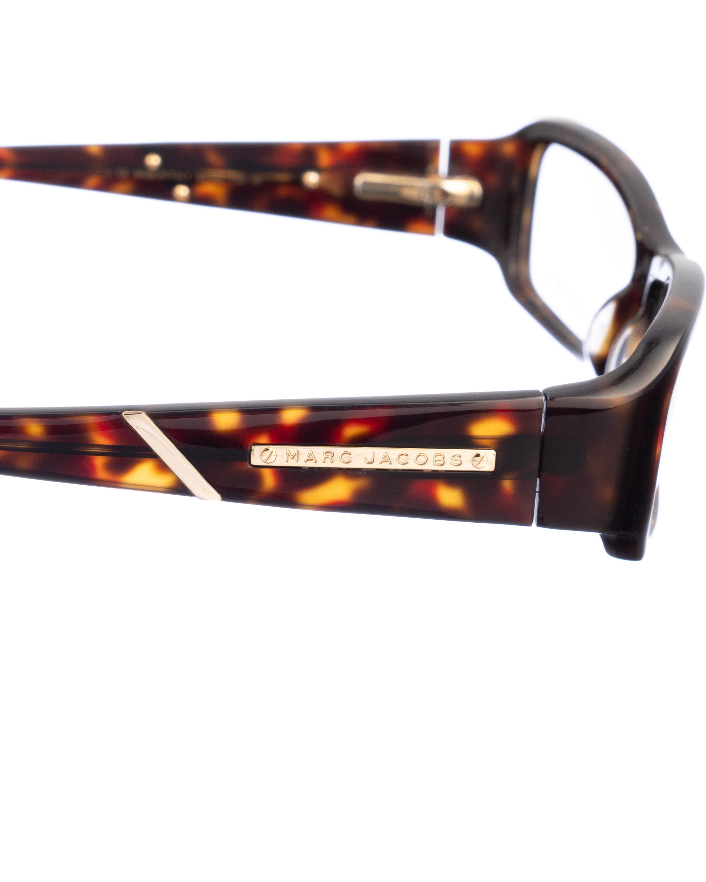 Marc Jacobs Marc Jacobs '00s Leopard Plastic Rectangular Glasses Size ONE SIZE - 1 Thumbnail