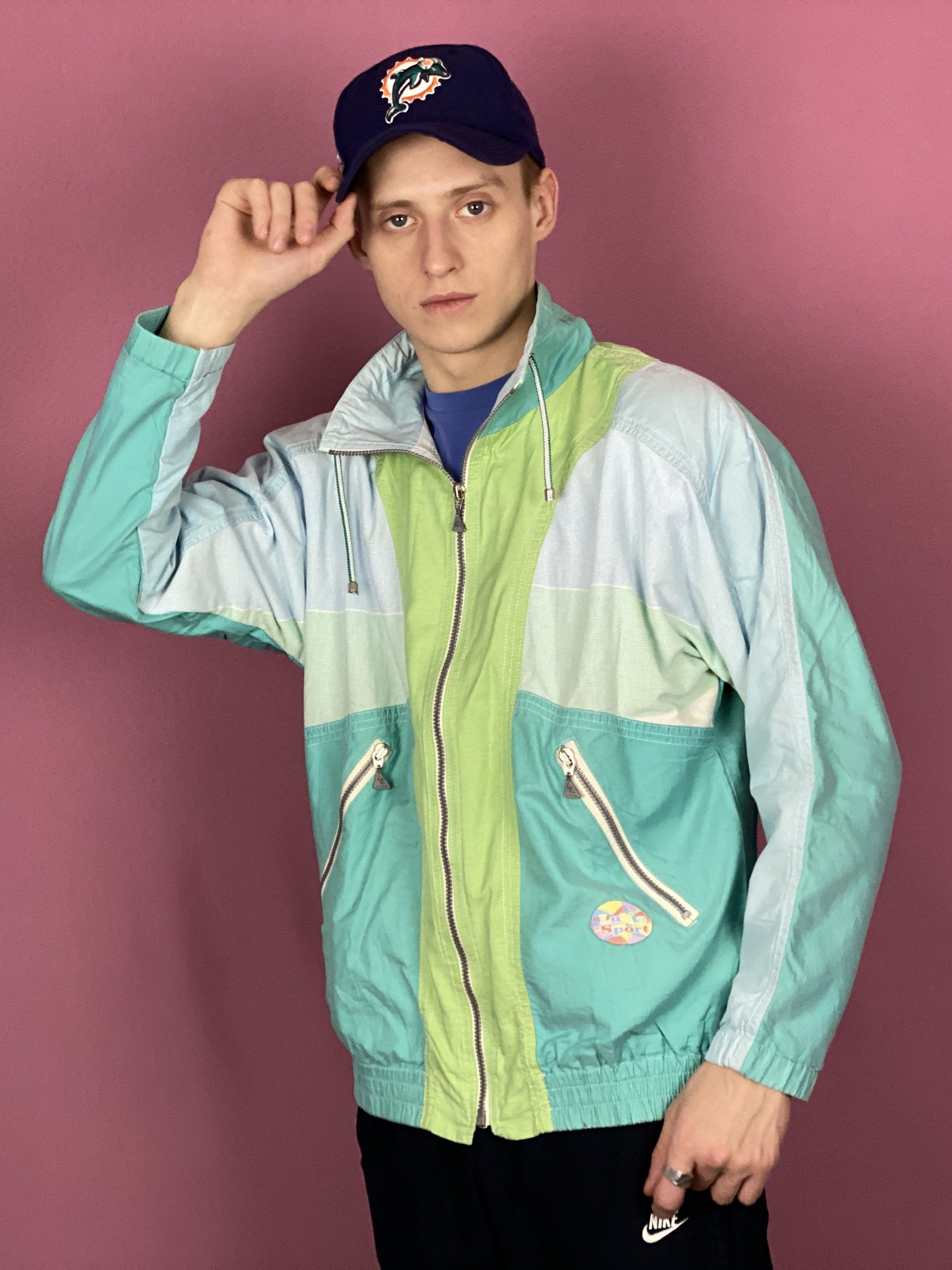 Vintage 90s Luhta Sport Vintage Men's Windbreaker Jacket - S Size US S / EU 44-46 / 1 - 1 Thumbnail