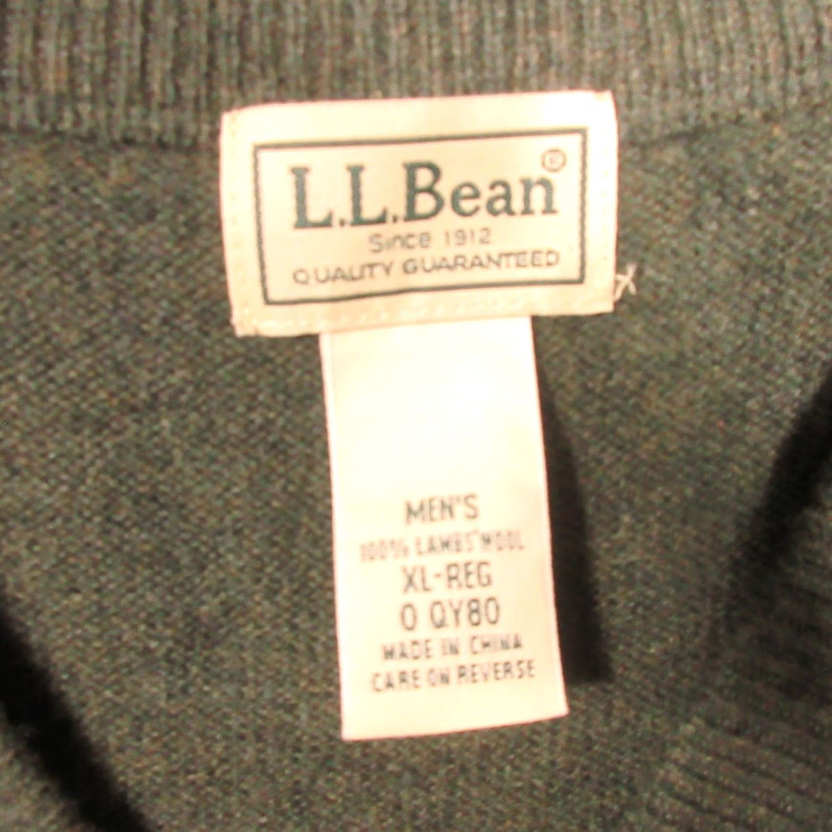 Vintage LL Bean Lambswool Sweater Vest Men XL Green V-Neck Pullover Vest Adult XL Classic Fit Casual Size US XL / EU 56 / 4 - 4 Thumbnail