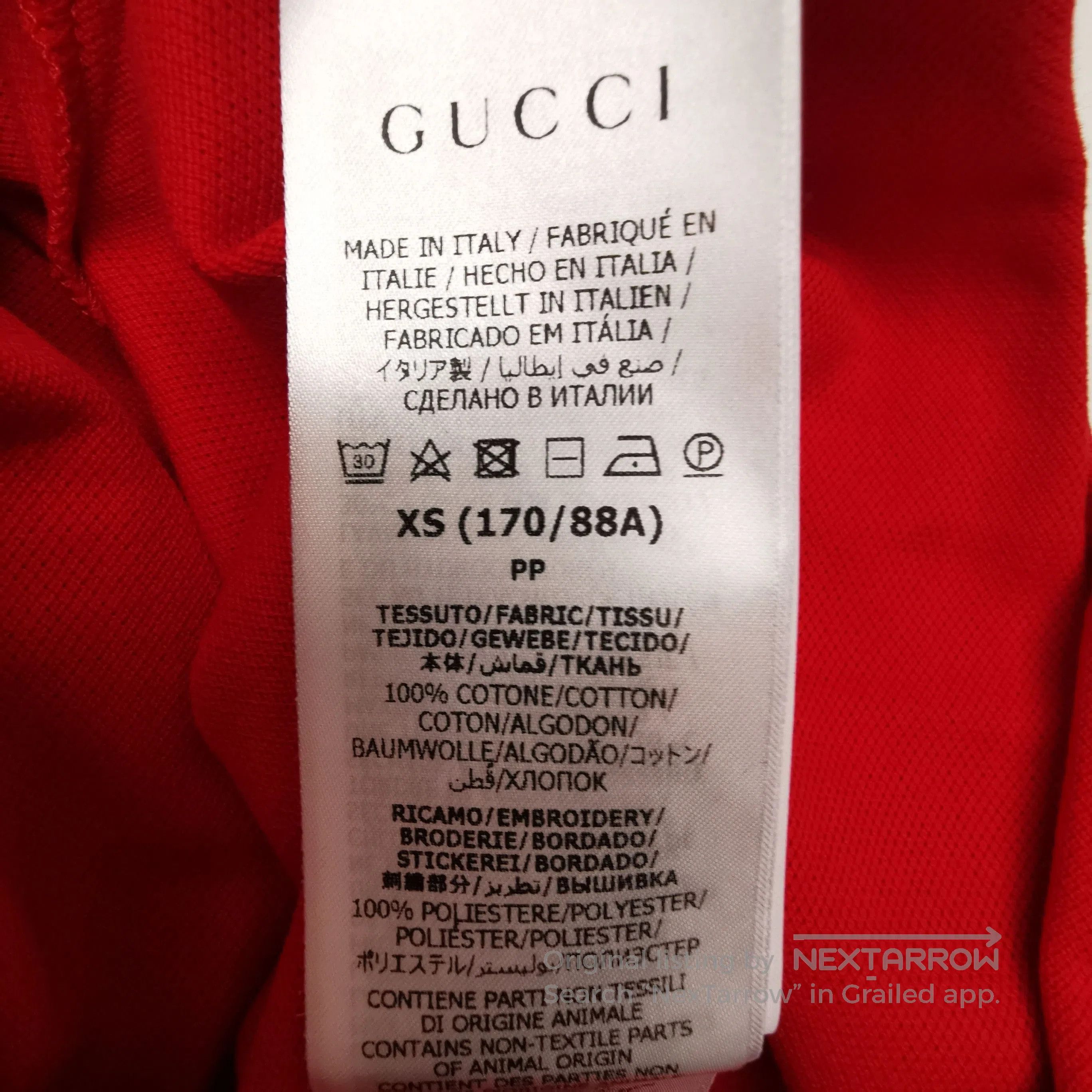 Gucci Gucci x Adidas Cotton Collared Logo T. Size US XS / EU 42 / 0 - 8 Thumbnail
