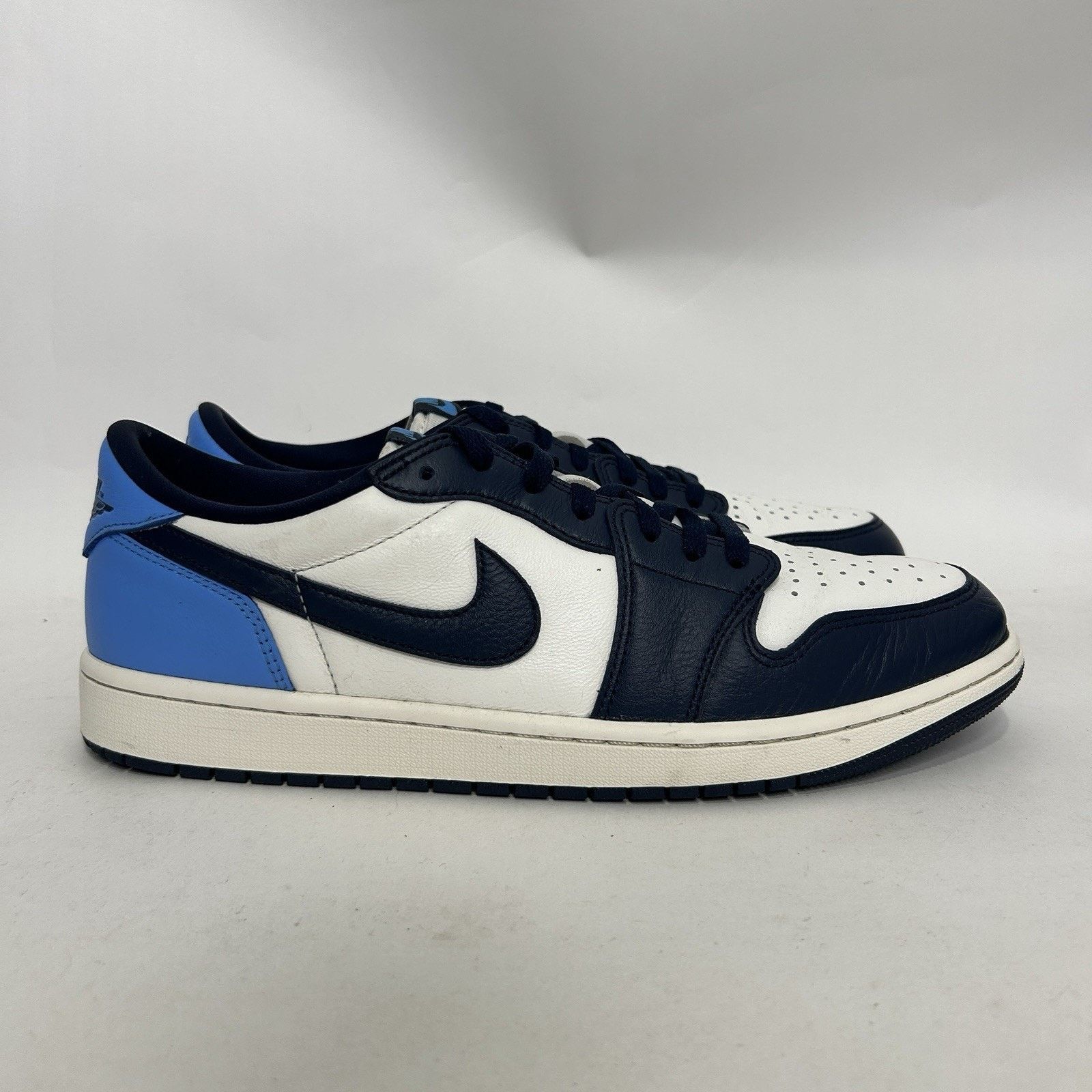 Jordan Brand Nike Air Jordan 1 Low Retro OG “Obsidian UNC” CZ0790-400 Size US 13 / EU 46 - 4 Thumbnail
